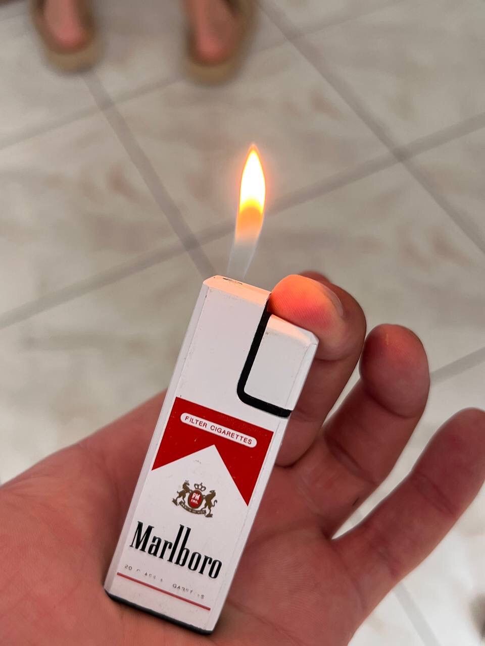 Marlboro × Vintage Y2K ELEGANCE MARLBORO GEOMETRIC METAL PUNK ROCK LIGHTER Size ONE SIZE - 8 Thumbnail