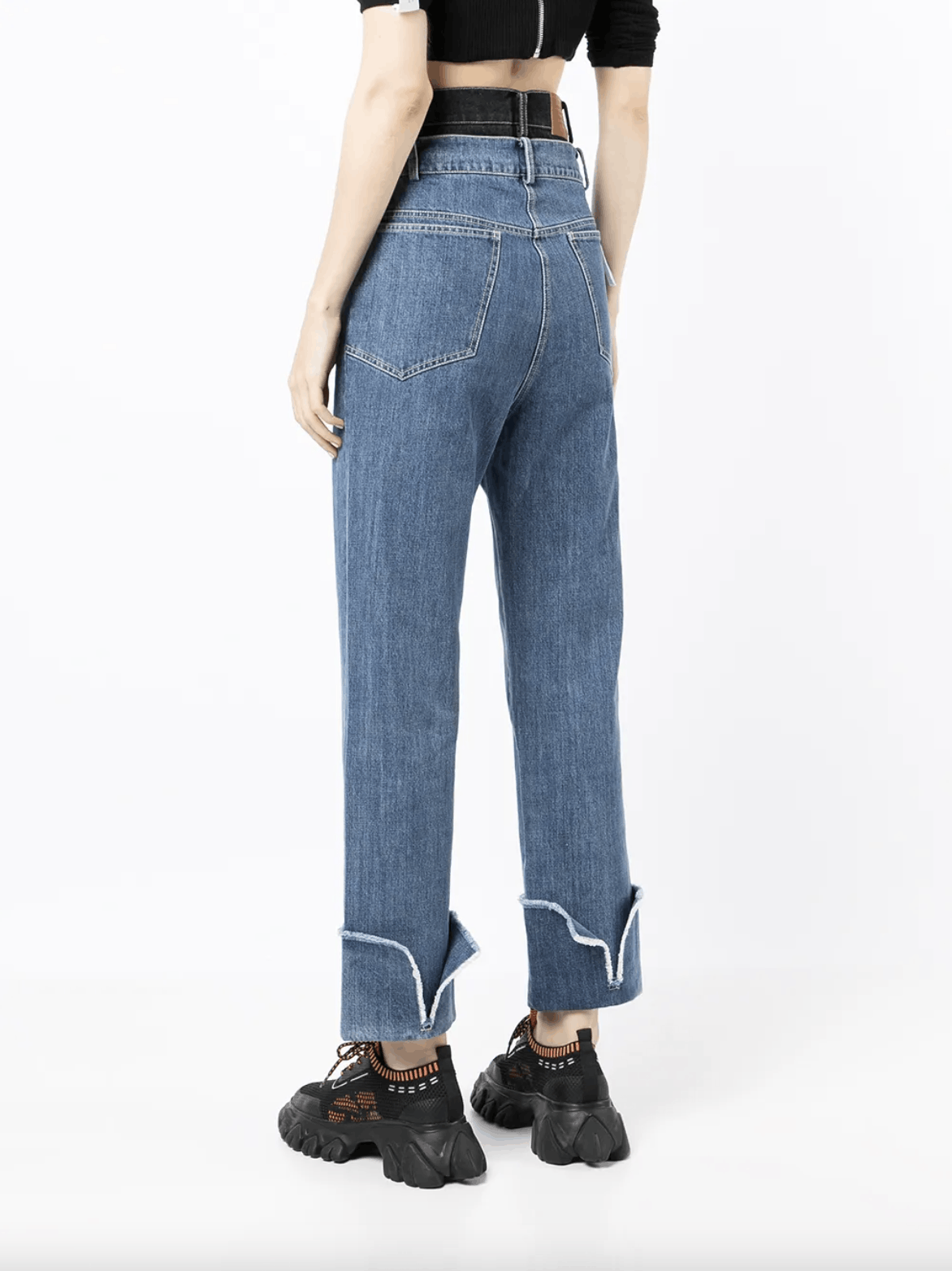 rokh Rokh washed double-layer jeans Size 26" / US 2 / IT 38 - 4 Thumbnail