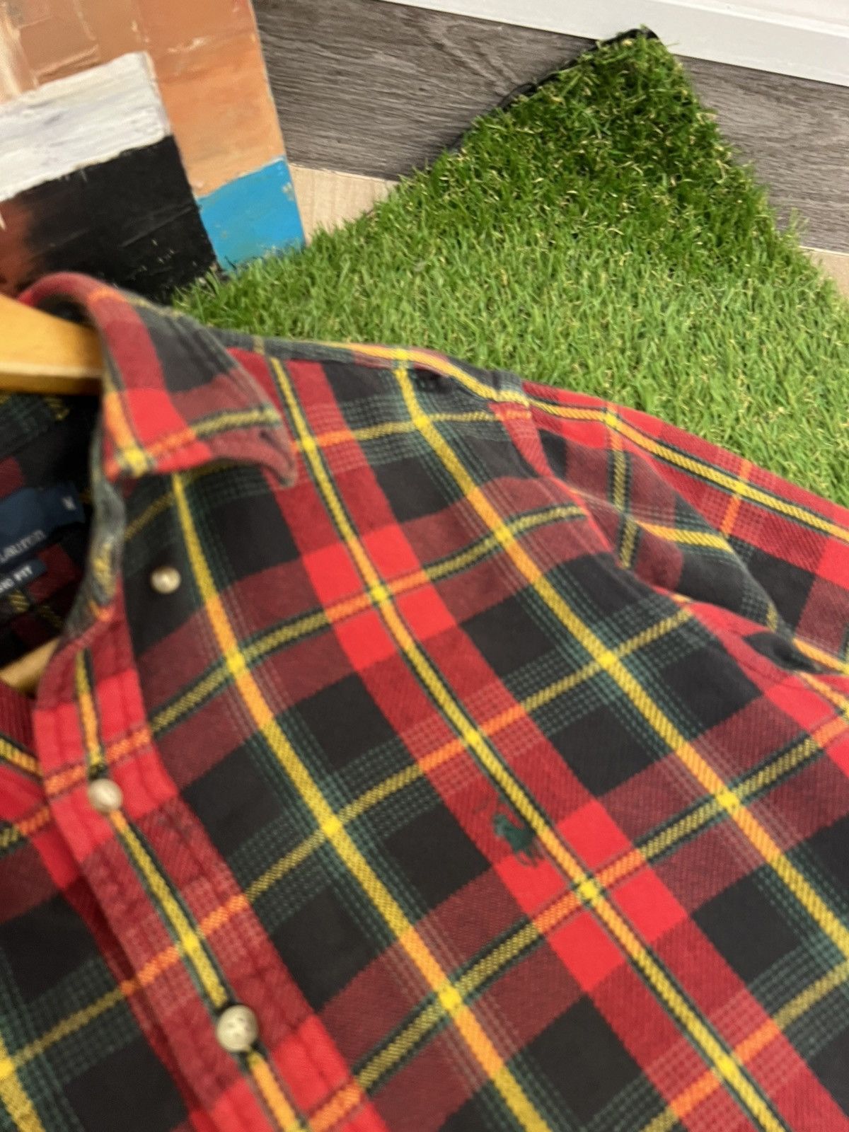 Polo Ralph Lauren Polo Ralph Lauren Flannel Shirt Size US M / EU 48-50 / 2 - 6 Thumbnail