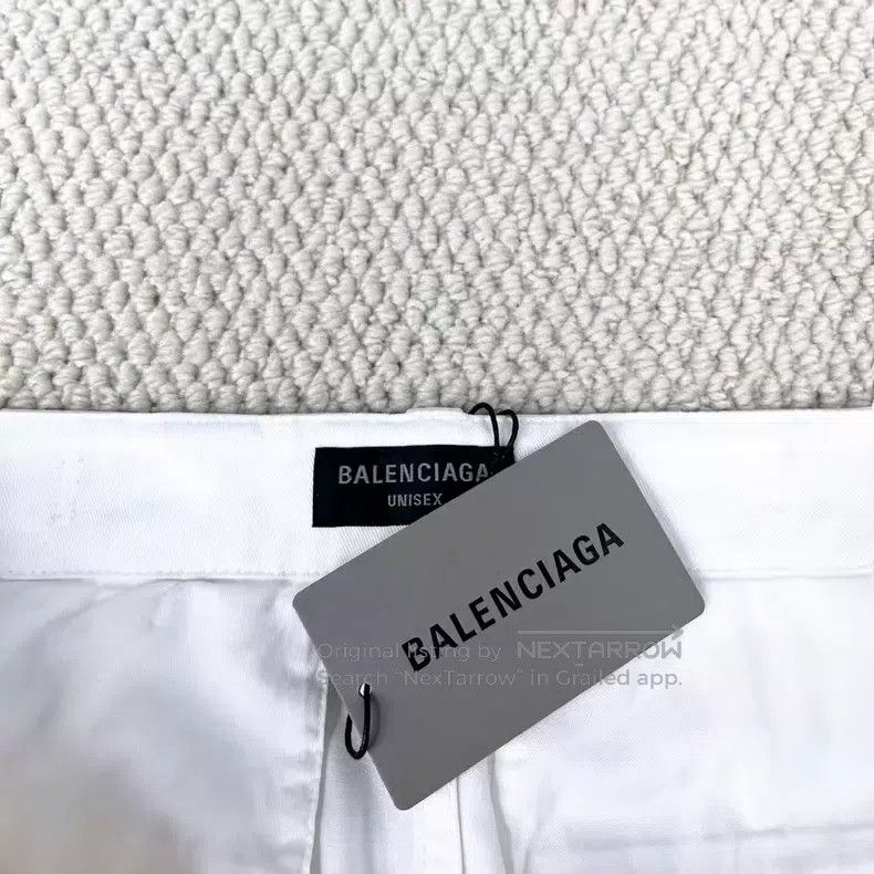 Balenciaga Balenciaga size XXS White Coated Oversized Heavy Duty Work Size US 27 - 3 Thumbnail