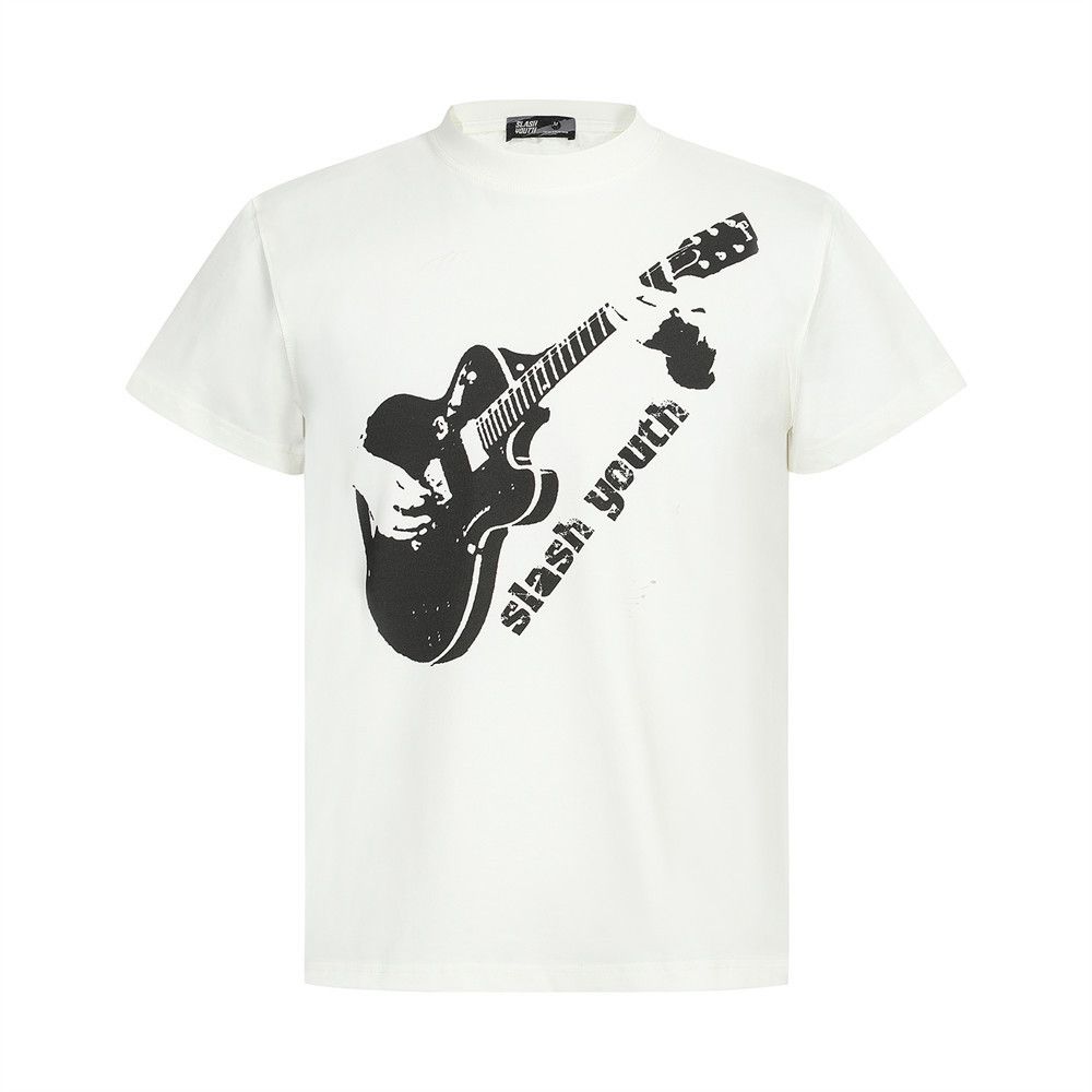 Japanese Brand × Vintage Hip-hop rock guitar pattern short-sleeved T-shirt Size US M / EU 48-50 / 2 - 1 Thumbnail