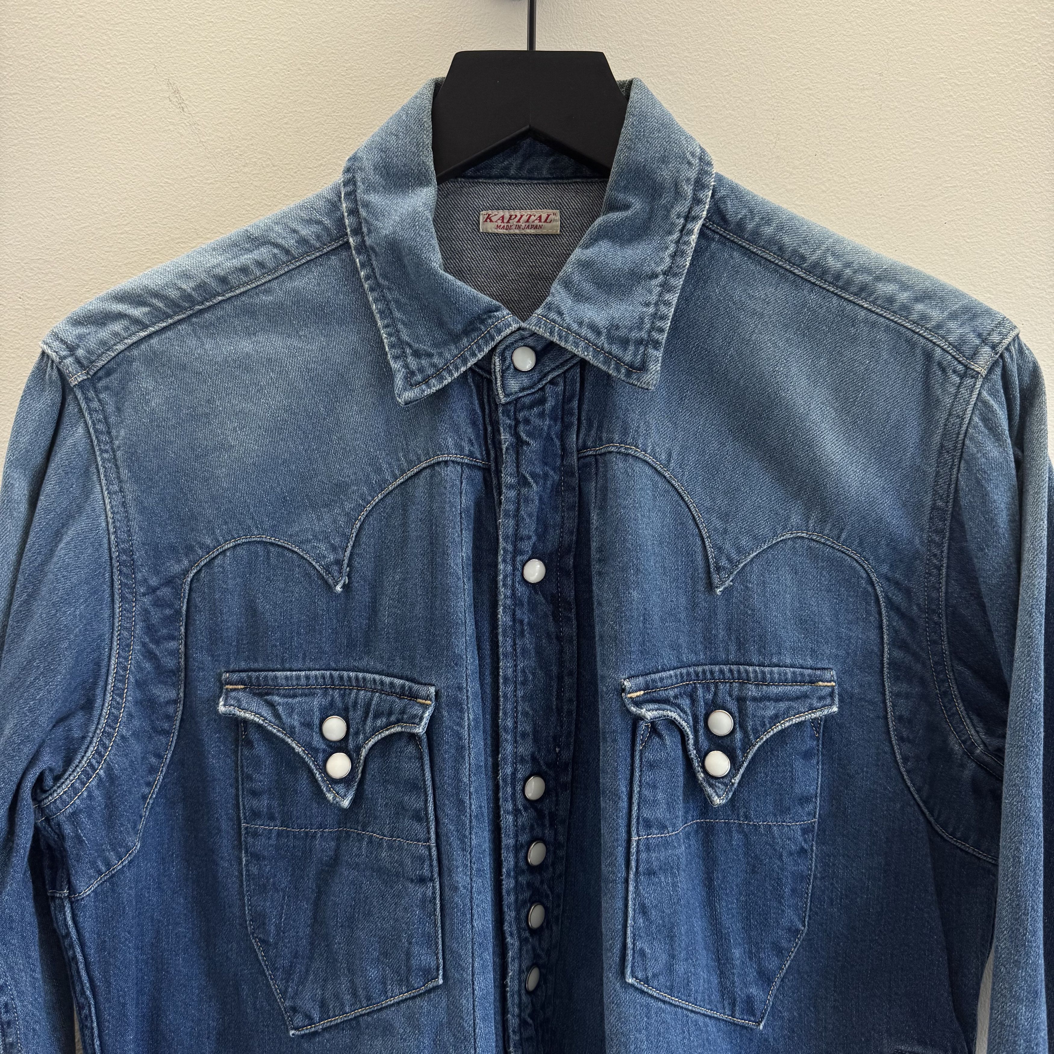 Kapital Kapital Sukiyaki Denim Shirt Size US M / EU 48-50 / 2 - 6 Thumbnail