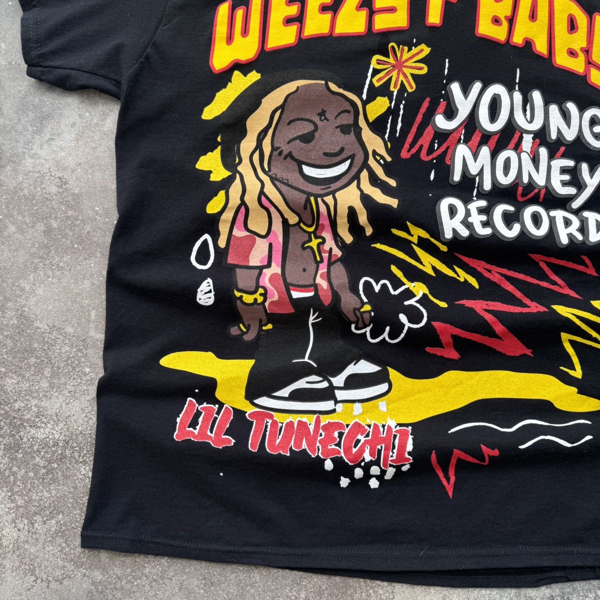 Lil Wayne × Rap Tees Lil Wayne Rap Hip Hop Y2K Real G Big Logo T-Shirt Size US L / EU 52-54 / 3 - 5 Thumbnail