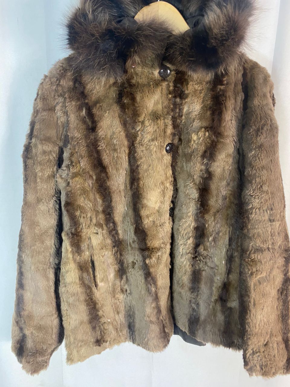 Balmain Balmain paris reversible fur/silk button up hoodie jacket Size M / US 6-8 / IT 42-44 - 2 Thumbnail