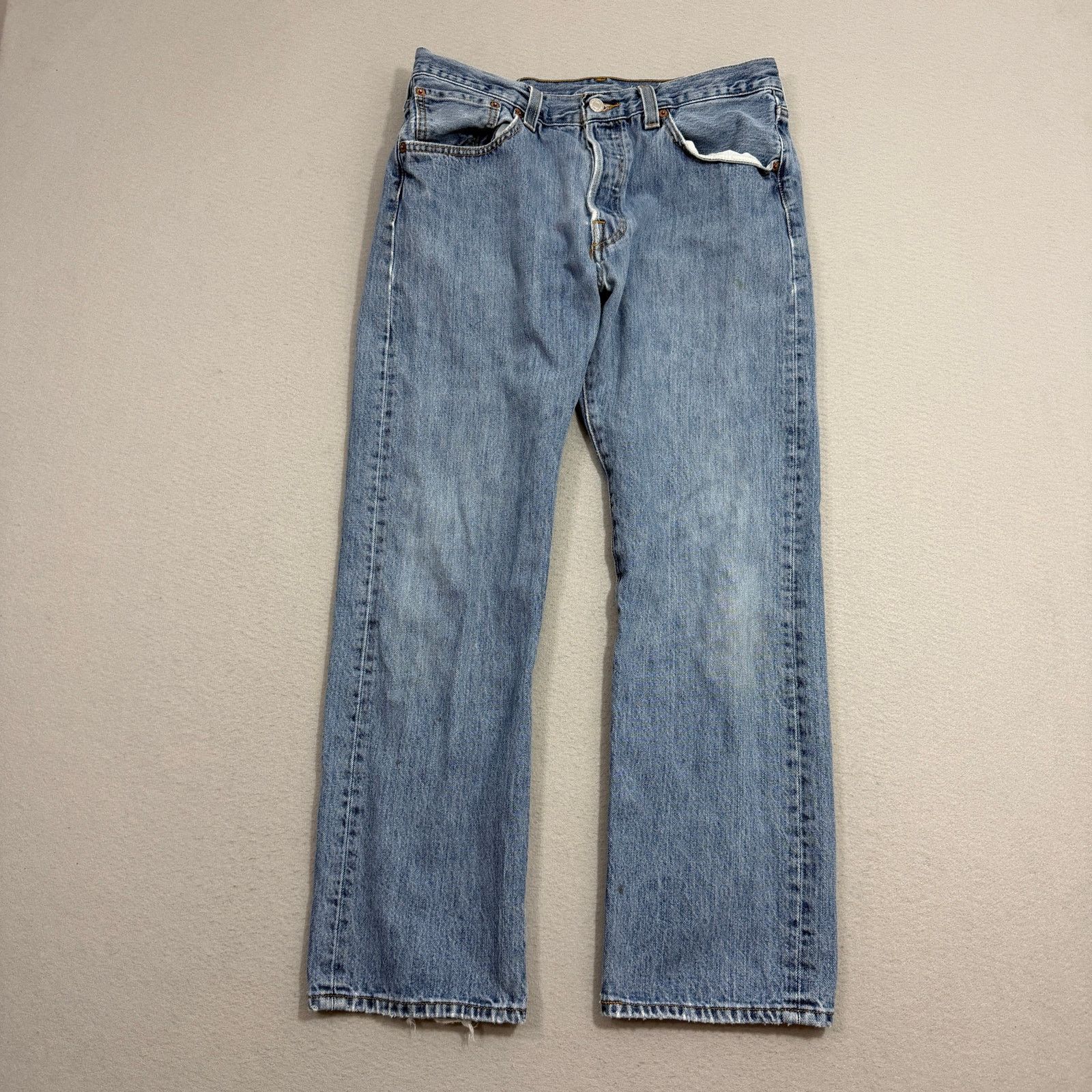 Levi's Vintage Levis 501xx Jeans Men's 32x29 Blue Straight Fit Size US 32 / EU 48 - 1 Thumbnail