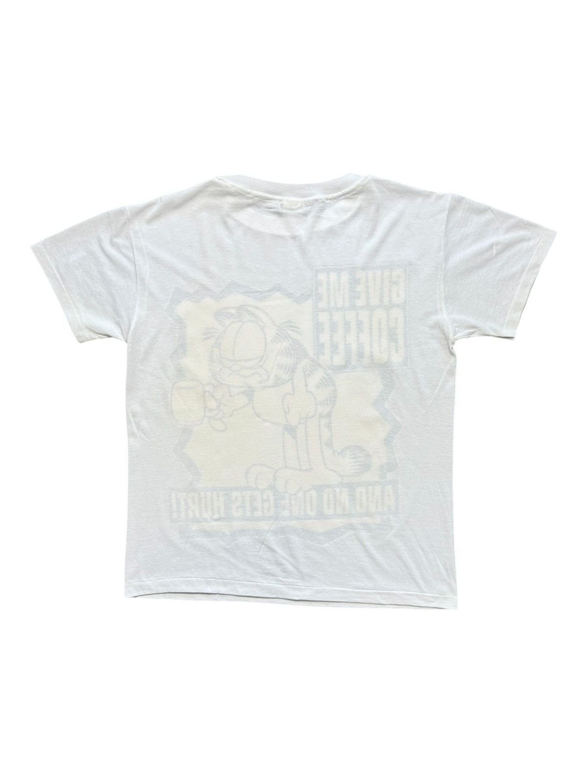 Cartoon Network × Vintage Vintage 1978 Garfield Jim Davis Give Me Coffee T-shirt Size US L / EU 52-54 / 3 - 2 Thumbnail