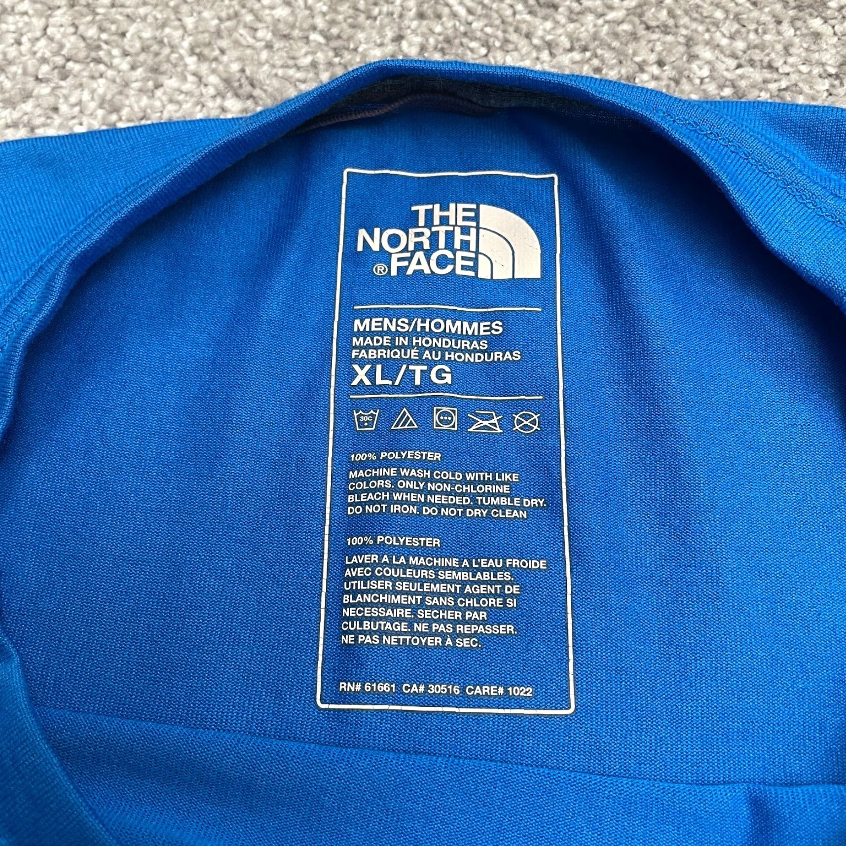 The North Face The North Face Crew Neck T-Shirt Mens XL Blue Short Sleeve Active Casual Tee Top Size US XL / EU 56 / 4 - 5 Thumbnail