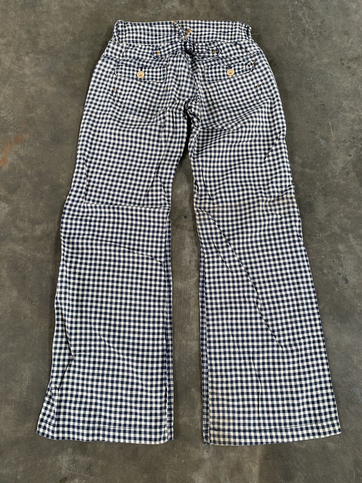 Japanese Brand Betty smith checkered unique pants Size 28" / US 6 / IT 42 - 4 Thumbnail