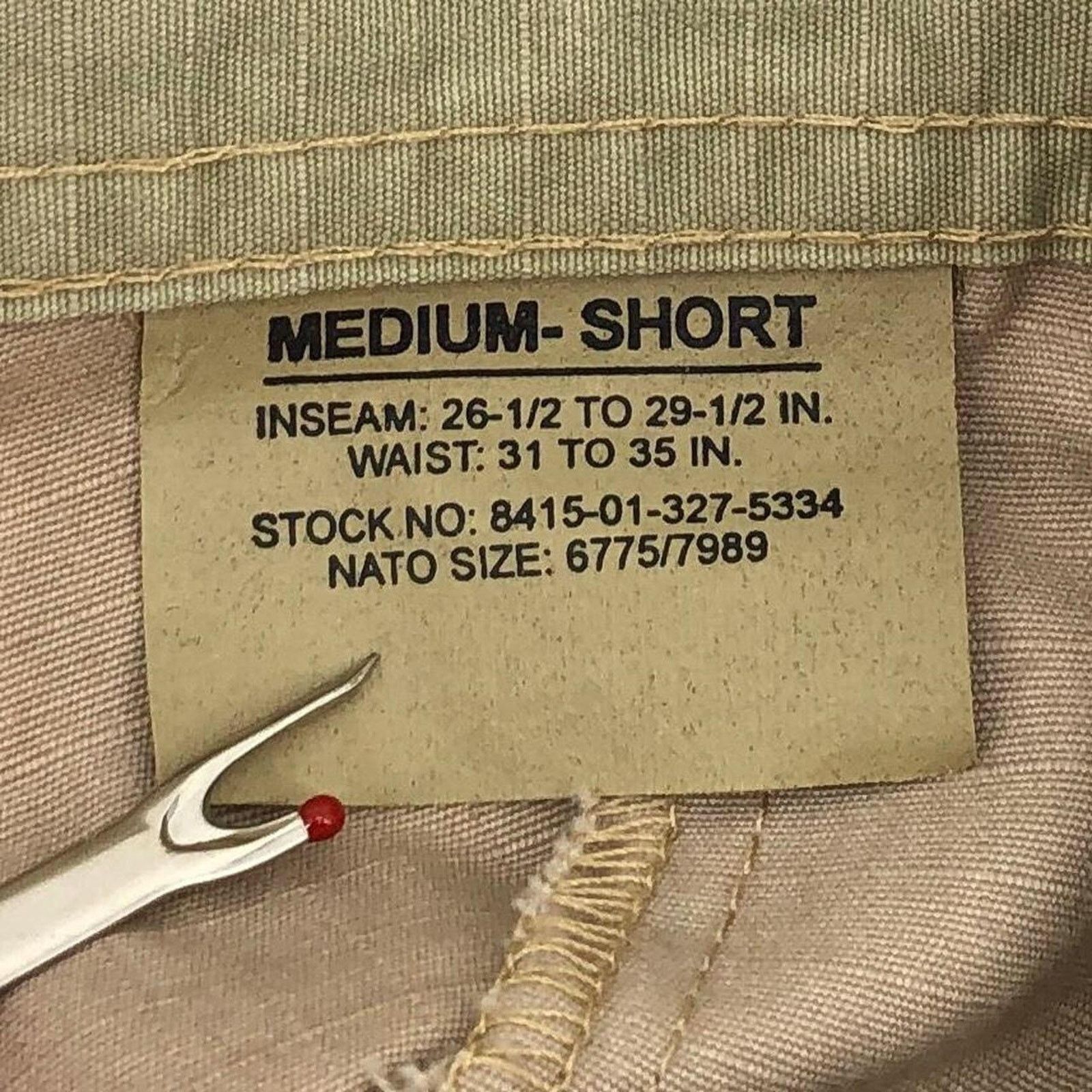 Vintage Military desert combat camouflage cargo pants Size US 35 - 5 Thumbnail