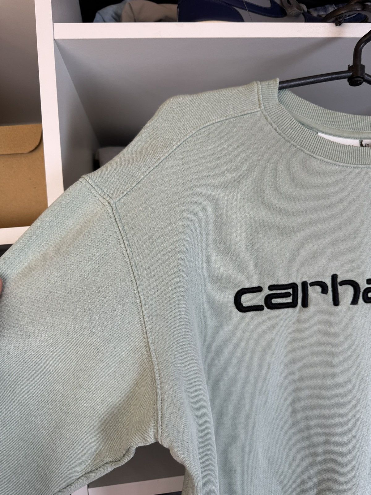 Carhartt Carhartt Big Logo Womens Sweatshirt Size XS / US 0-2 / IT 36-38 - 7 Thumbnail
