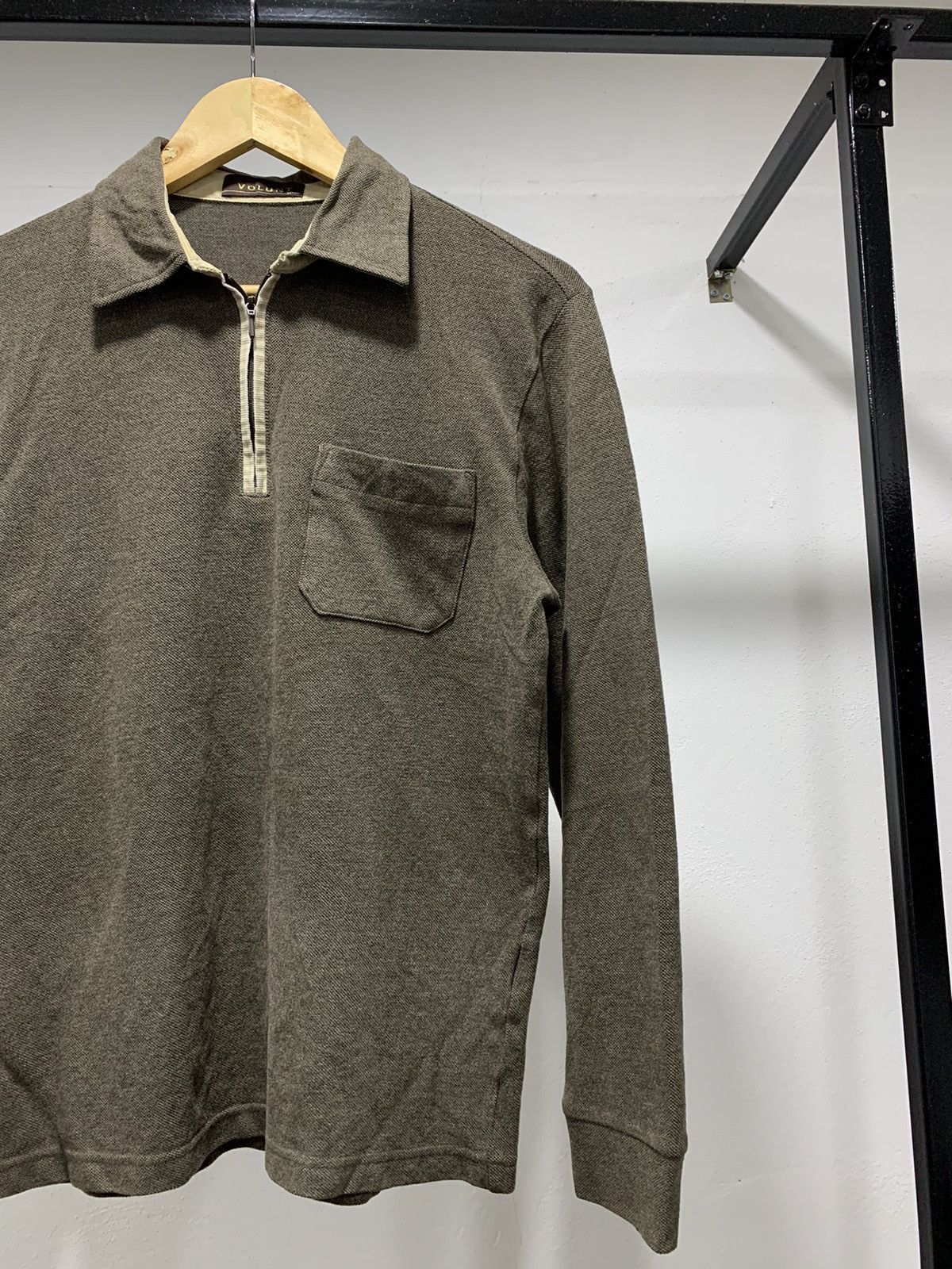 Aran Isles Knitwear × Homespun Knitwear × Vintage Volunt Knit Collar Zip up Sweater Size US S / EU 44-46 / 1 - 2 Thumbnail
