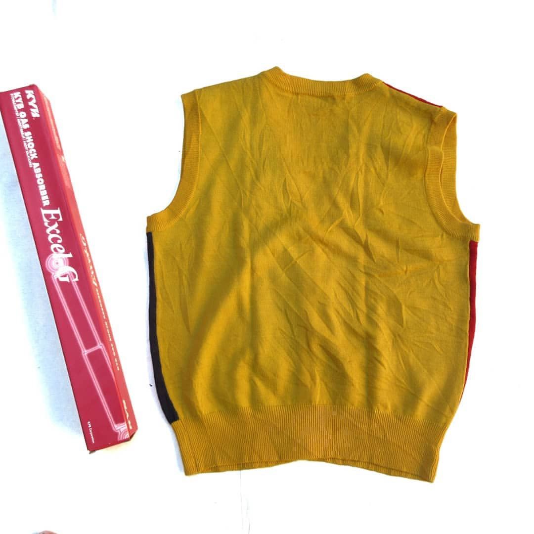 Vintage Grand Munsingwear vest Two Tone Medium Colourblock oversize Size US M / EU 48-50 / 2 - 2 Thumbnail