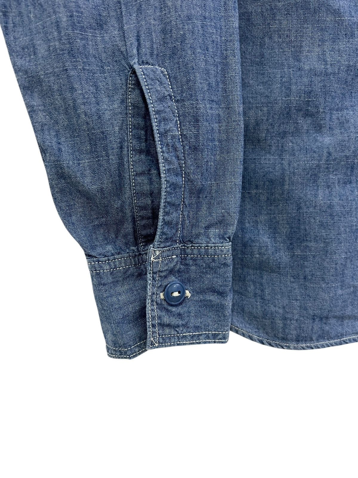 Orslow Orslow Chambray Button Up Shirt Size S / US 4 / IT 40 - 5 Thumbnail