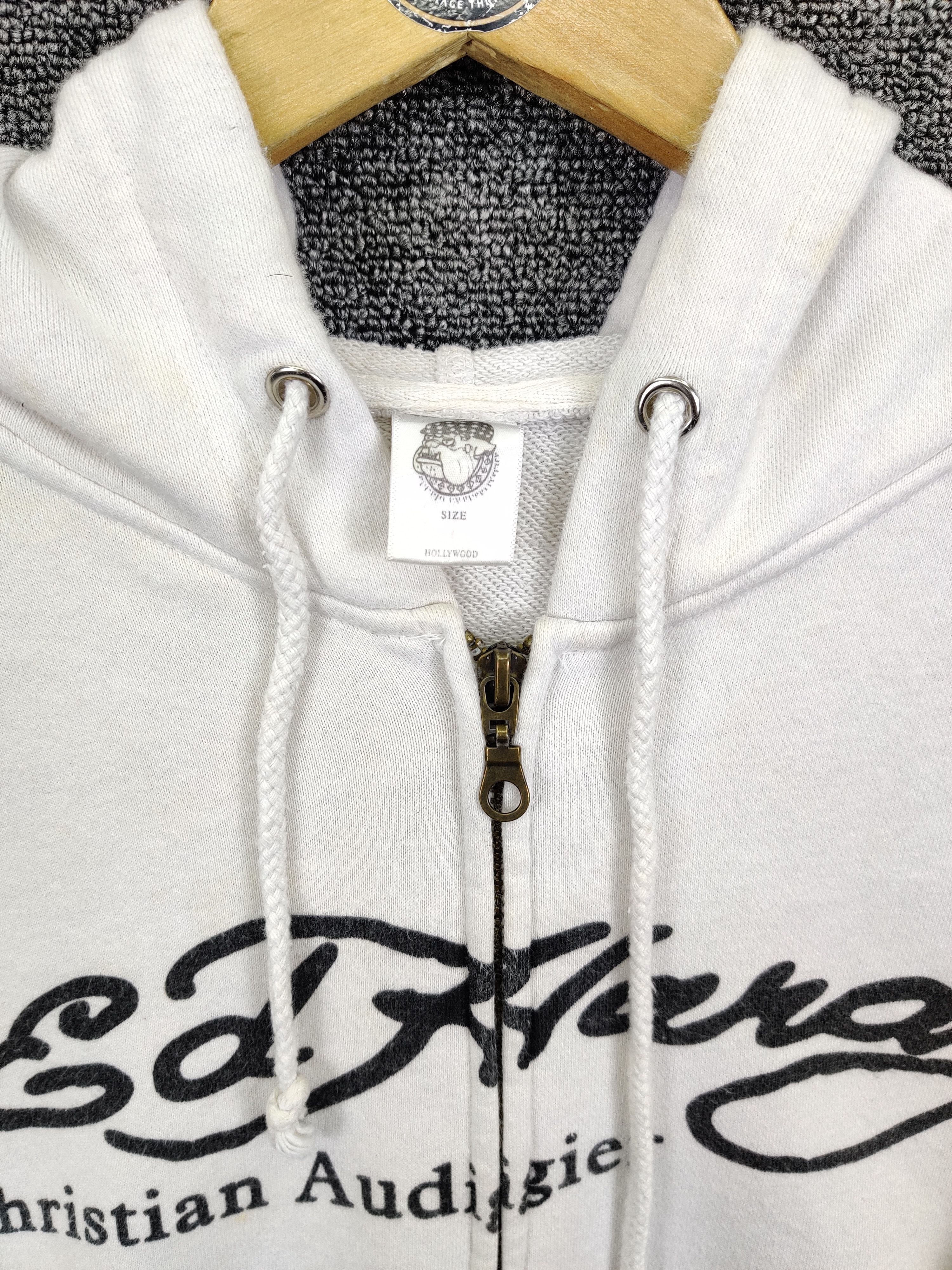Ed Hardy Vintage Ed Hardy Christian Audigier Los Angeles Skull Hoodie Size US L / EU 52-54 / 3 - 8 Thumbnail