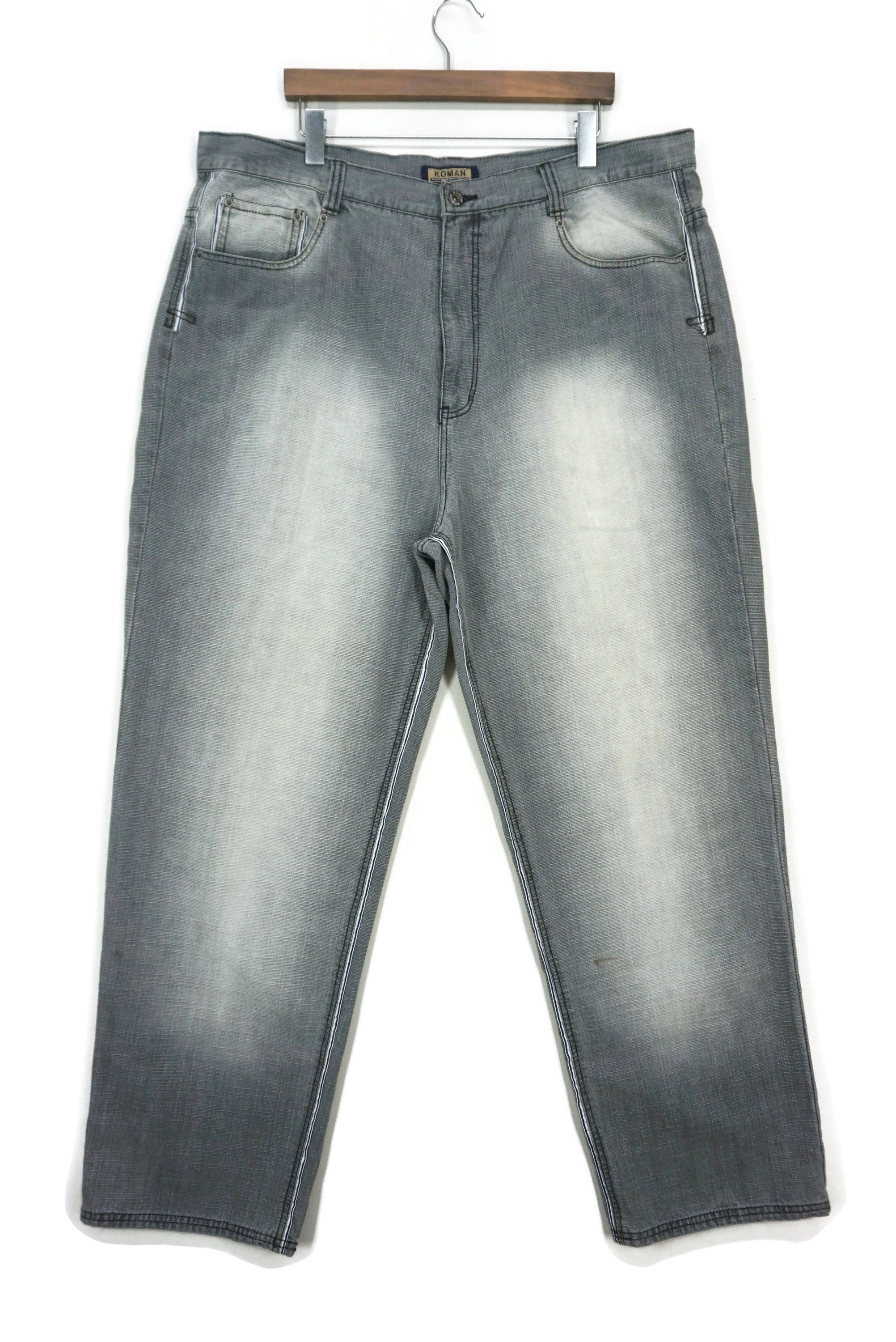 Koman Y2K Baggy Jeans Size W42xL32 Hip Hop Skateboard Denim Size US 42 / EU 58 - 1 Thumbnail