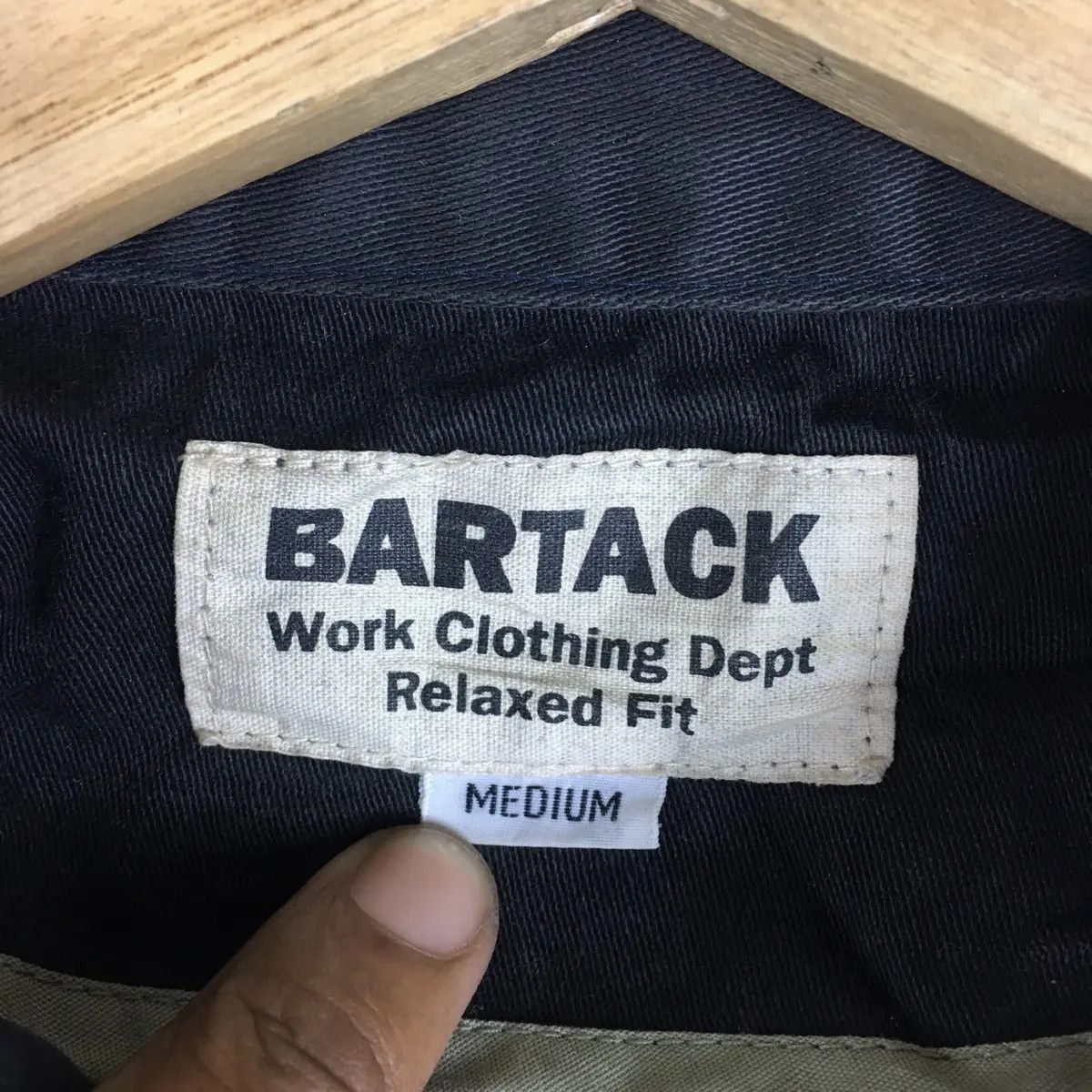 Designer × Japanese Brand Vtg BARTACK JAPAN DESIGNER Denim Jeans Jacket Parka Trench Size US M / EU 48-50 / 2 - 4 Thumbnail