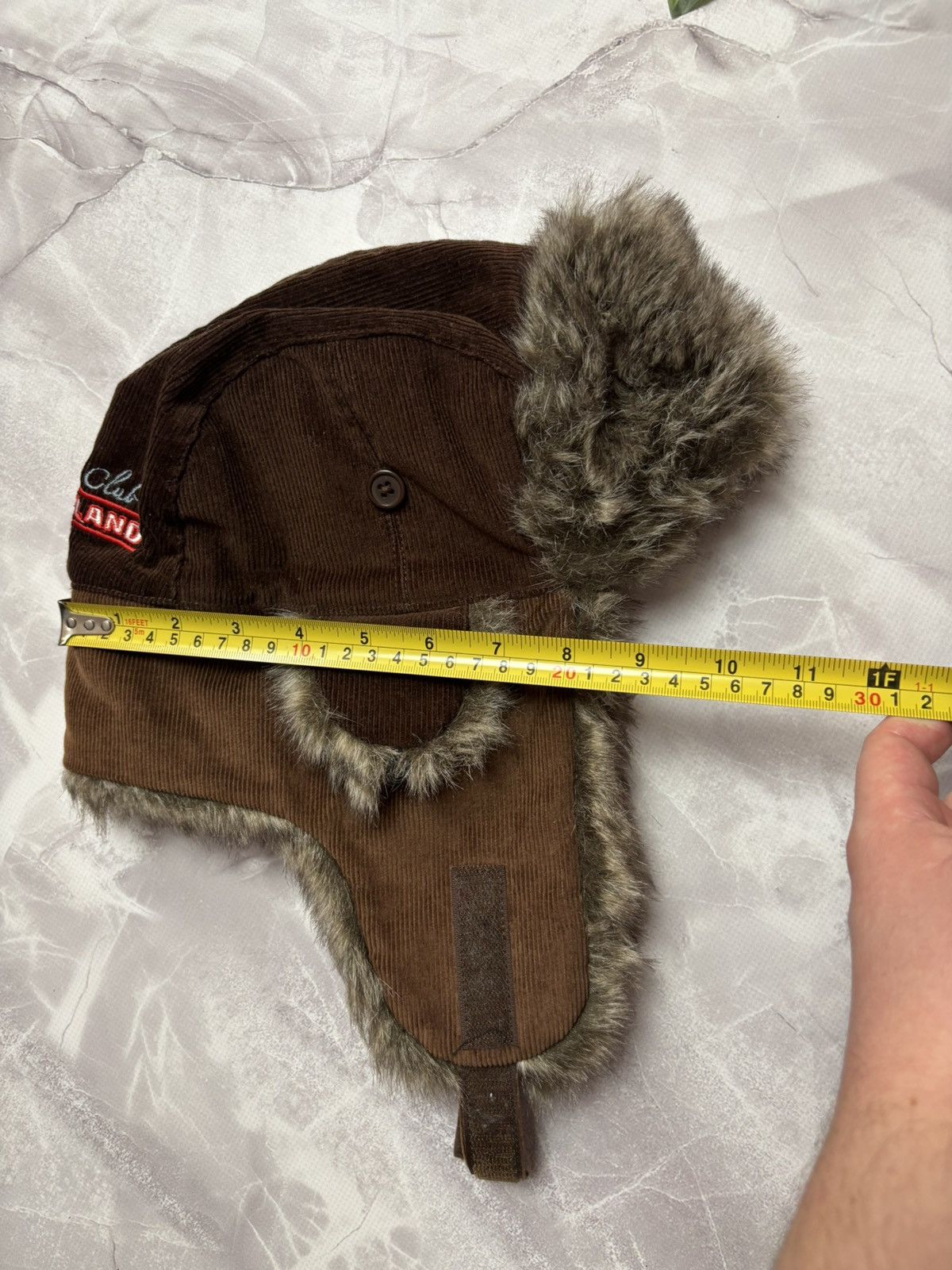 Other Alpine Club Switzerland Corduroy Trapper Hat Faux Fur Size ONE SIZE - 9 Thumbnail