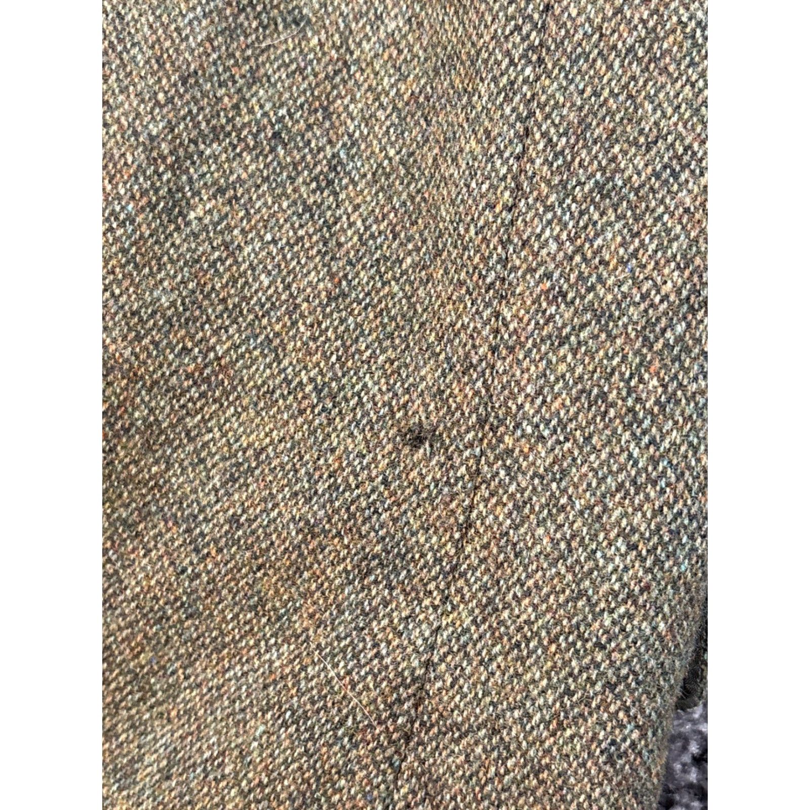 Ralph Lauren VINTAGE Lauren Ralph Lauren Blazer Womens 8 Herringbone Wool Zipper Green Lined Pockets Jacket Size M / US 6-8 / IT 42-44 - 7 Thumbnail