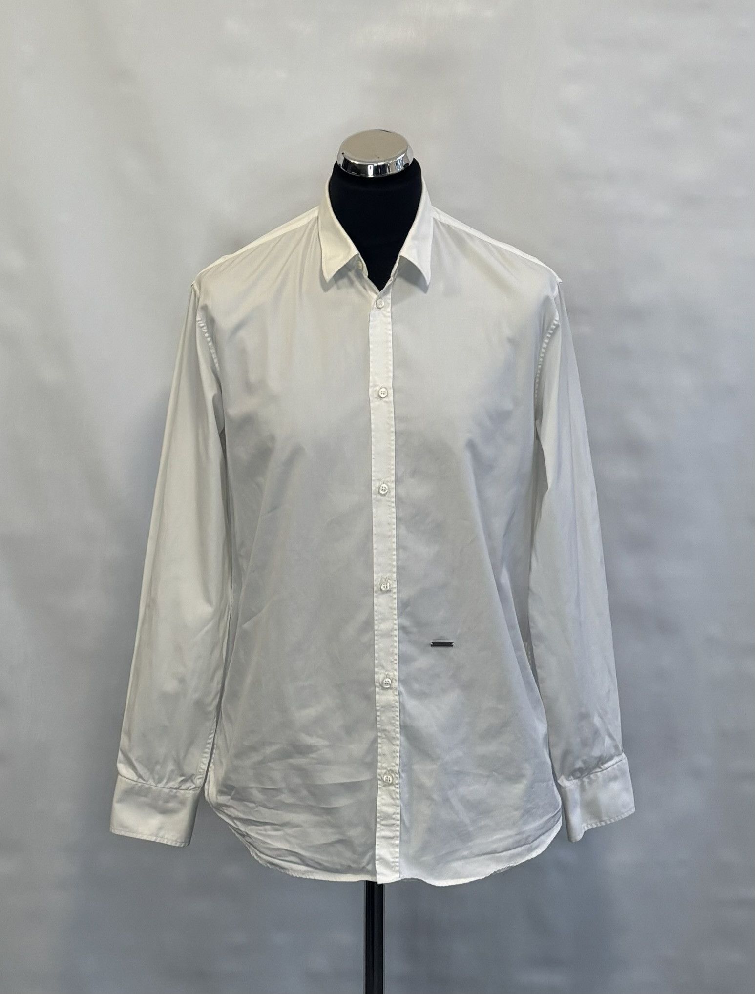 Dsquared2 Dsquared2 White Shirt Size 52 Size US L / EU 52-54 / 3 - 1 Thumbnail