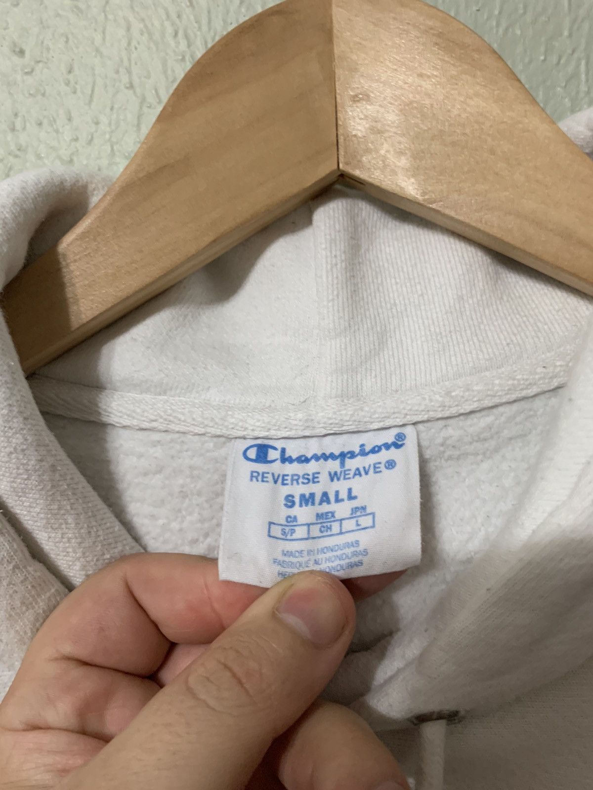 Champion × Vintage Vintage Crewneck Champion C Spellout Logo Reverse Weave Hoodie Size US S / EU 44-46 / 1 - 1 Thumbnail