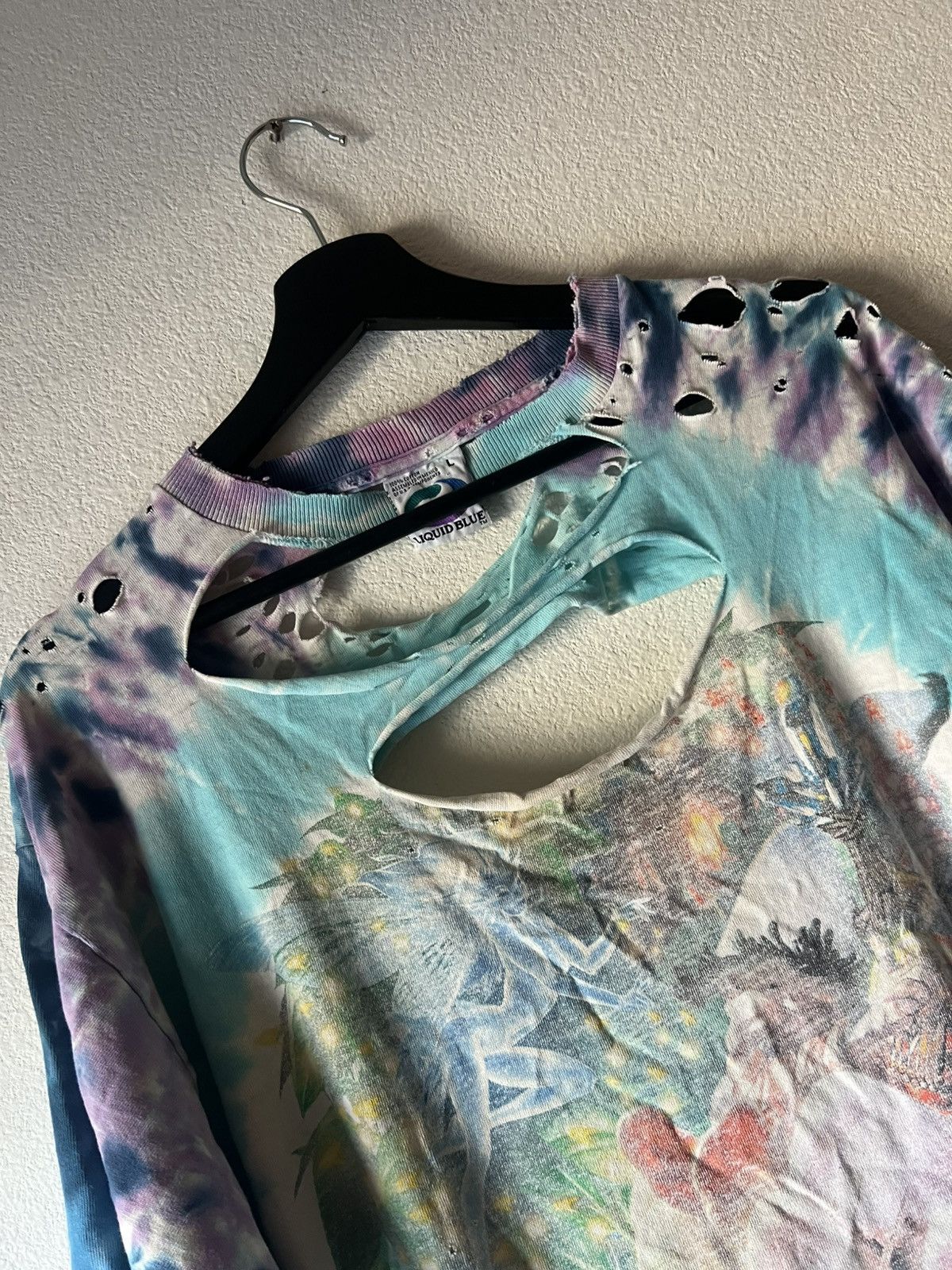 Liquid Blue × Vintage Vintage Thrashed Liquid Blue Fairy T-Shirt Size US L / EU 52-54 / 3 - 8 Thumbnail