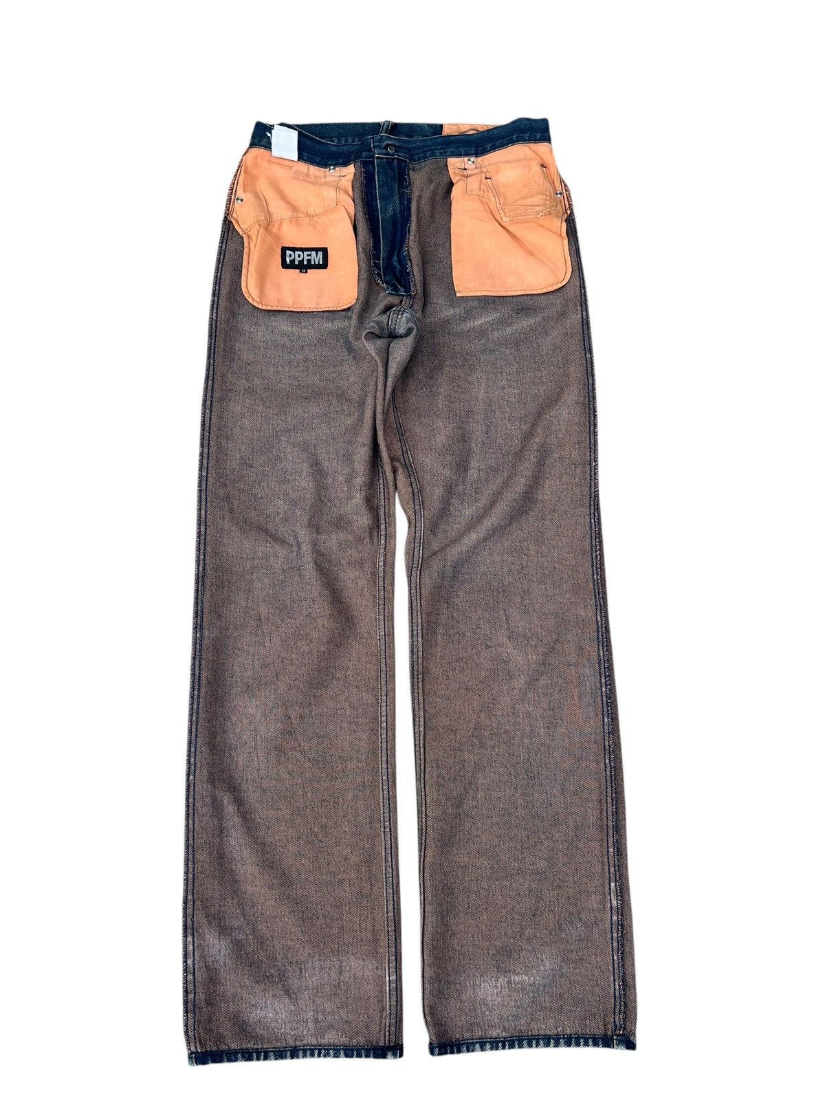 PPFM Vintage PPFM Faded Denim Regular Jeans Size US 31 - 19 Thumbnail