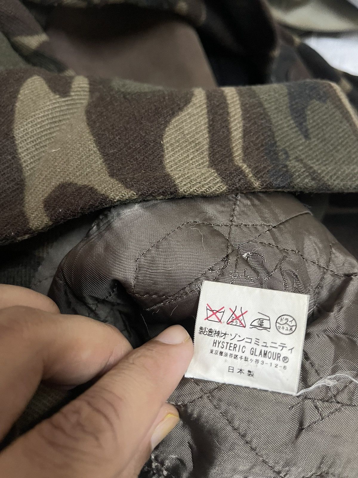 Hysteric Glamour WINTER OFFER❄️VINTAGE HYSTERIC GLAMOUR CAMOUFLAGE TRENCH COAT Size M / US 6-8 / IT 42-44 - 10 Thumbnail