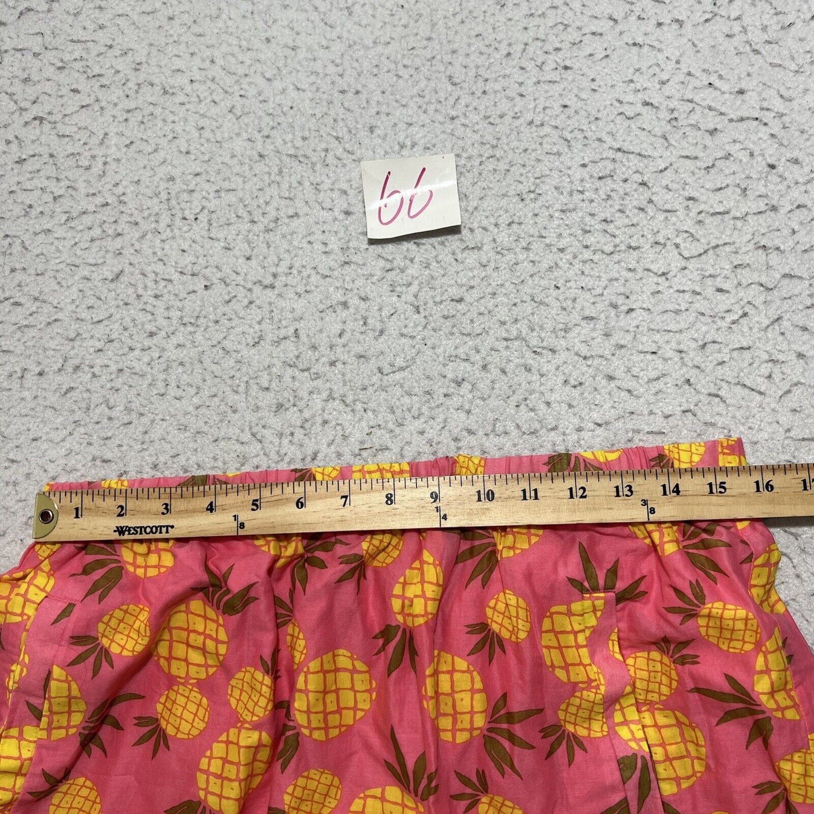 J.Crew J. Crew Printed Cotton Mini Skirt Pineapple Pattern Hot Pink Size 32" / US 10 / IT 46 - 10 Thumbnail