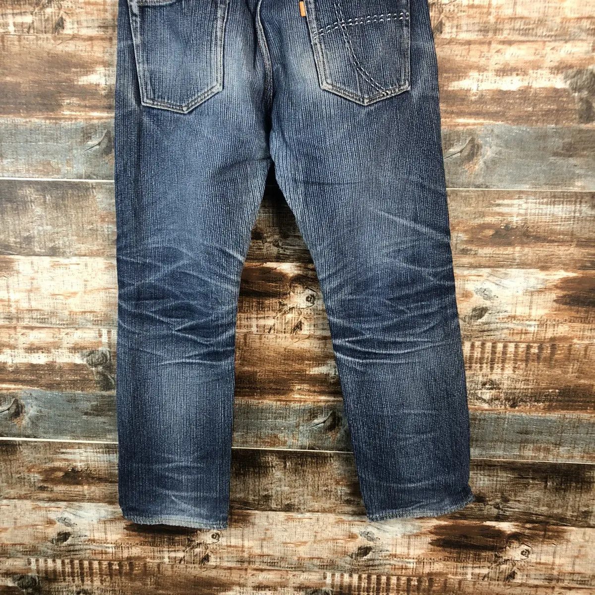 Edition Japan DL Graph Zero Denimio Distressed selvedge Denim Pants #A2073 Size US 33 - 16 Thumbnail
