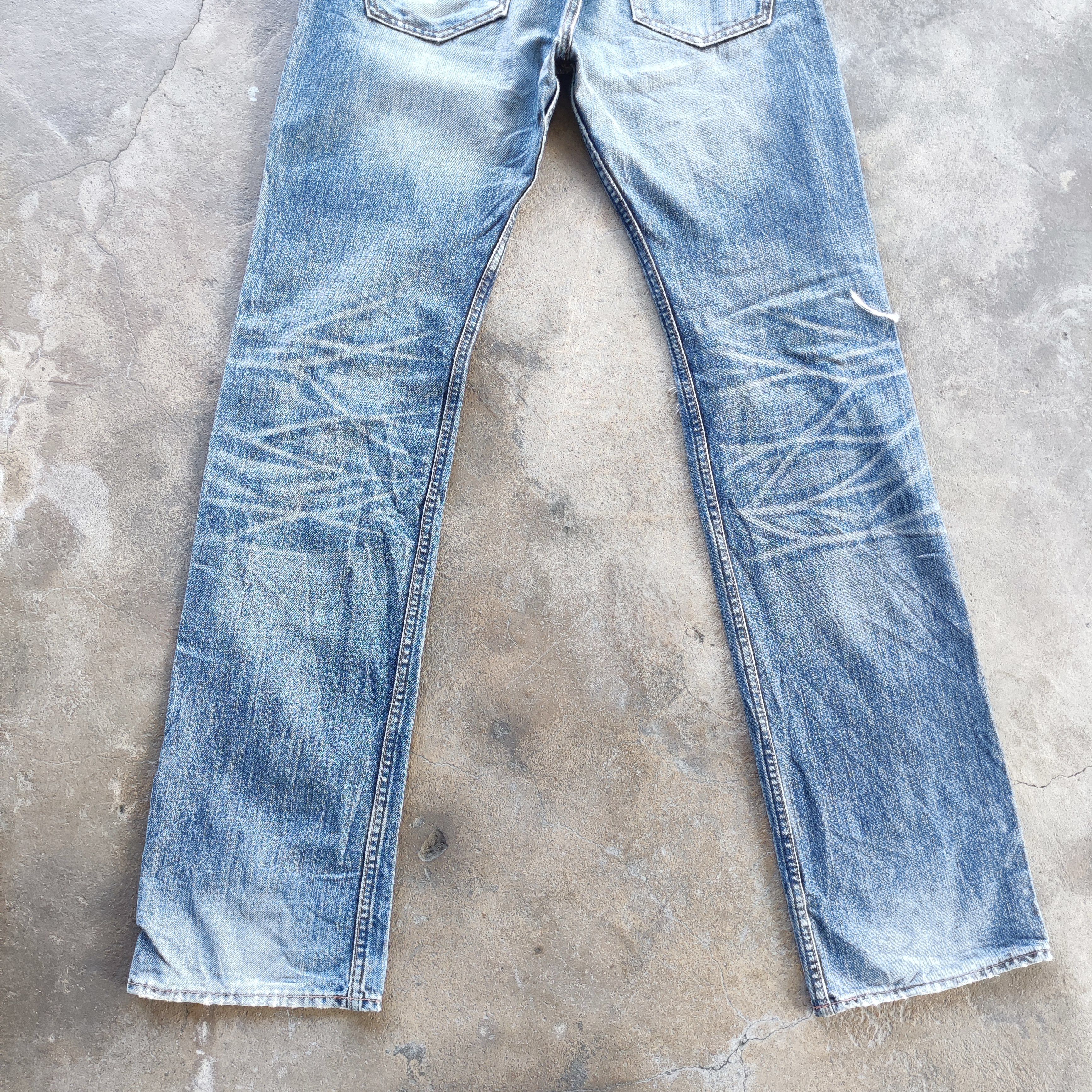 Japanese Brand Vintage Japanese Brand Jeans Distressed Faded Pants Size US 35 - 11 Thumbnail