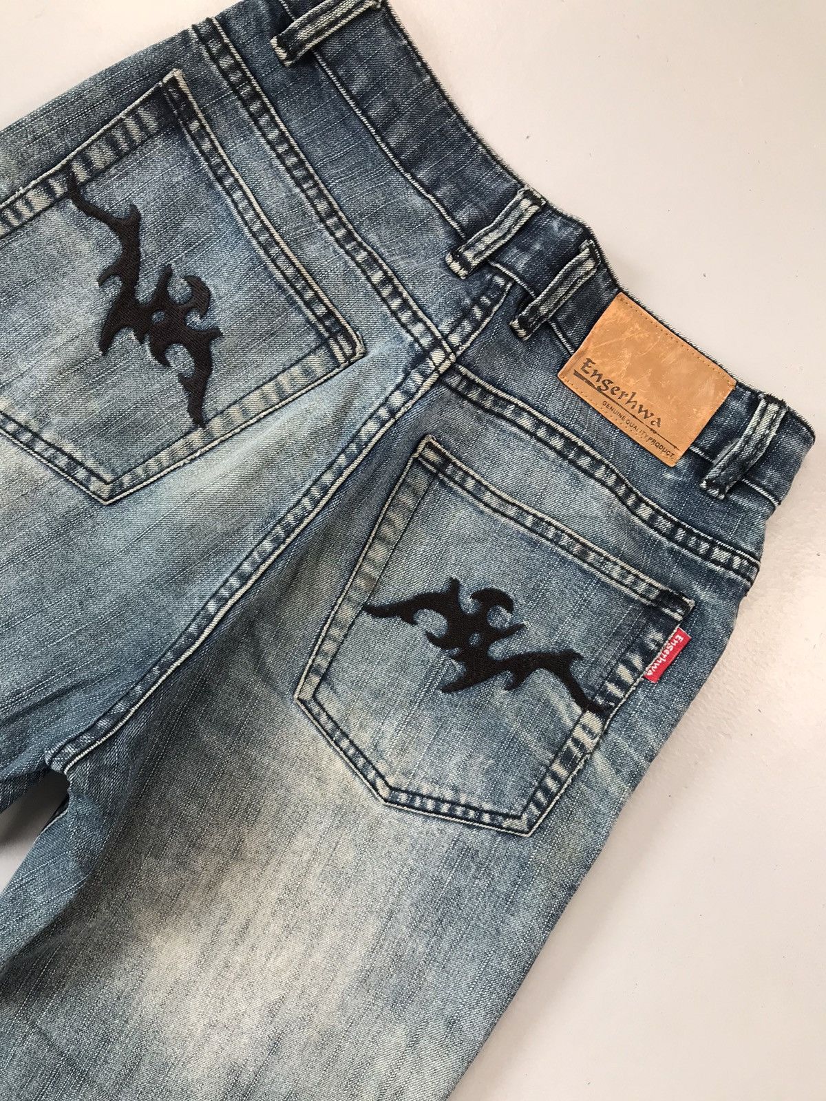JNCO Vintage Enserhwa embroidered dusty denim Size 28" / US 6 / IT 42 - 12 Thumbnail