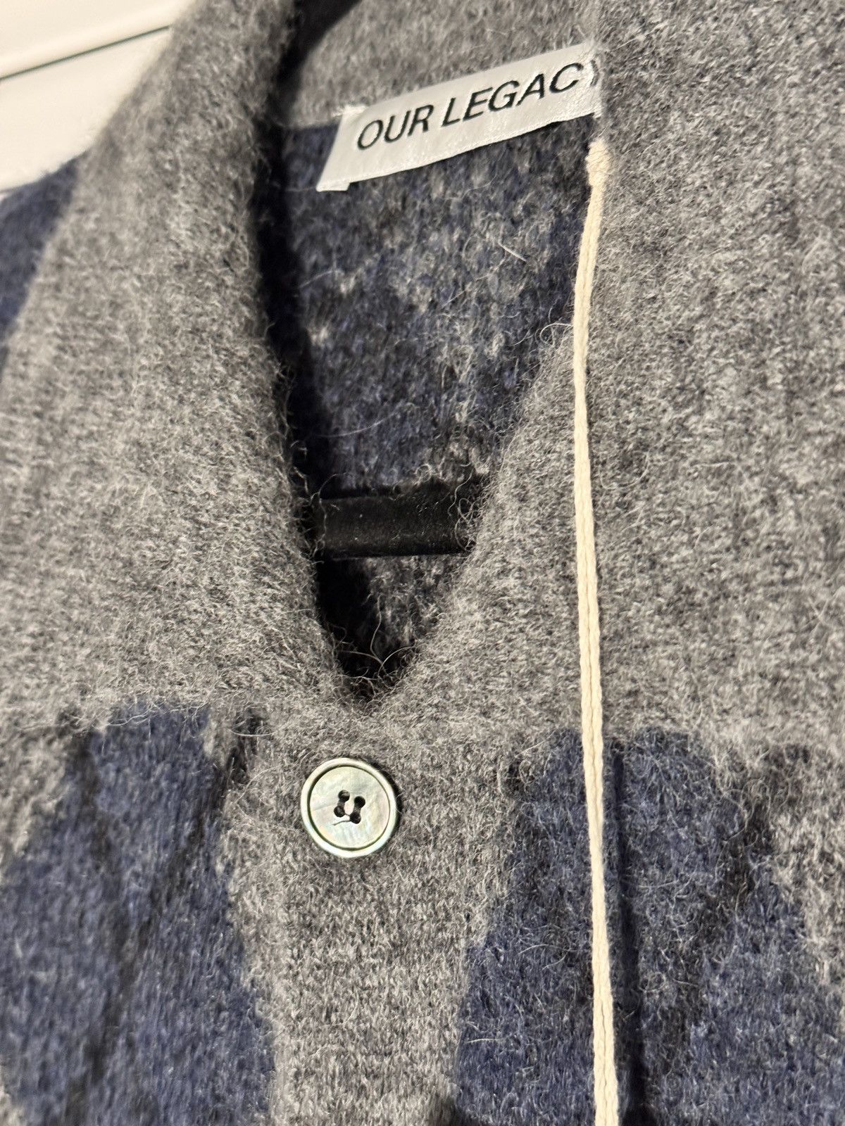 Our Legacy Our Legacy EVENING POLO- Soft Duke Argyle - Size 52 Size US L / EU 52-54 / 3 - 4 Thumbnail