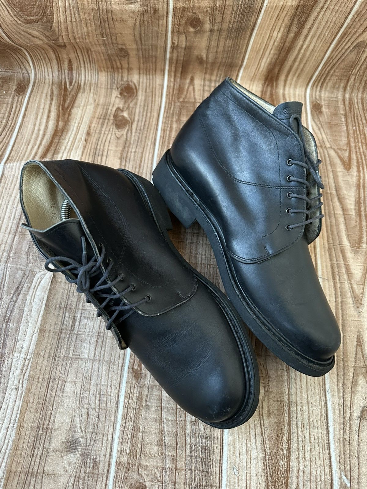 Paraboot Paraboot Black Leather Vintage Size US 8 / EU 41 - 10 Thumbnail