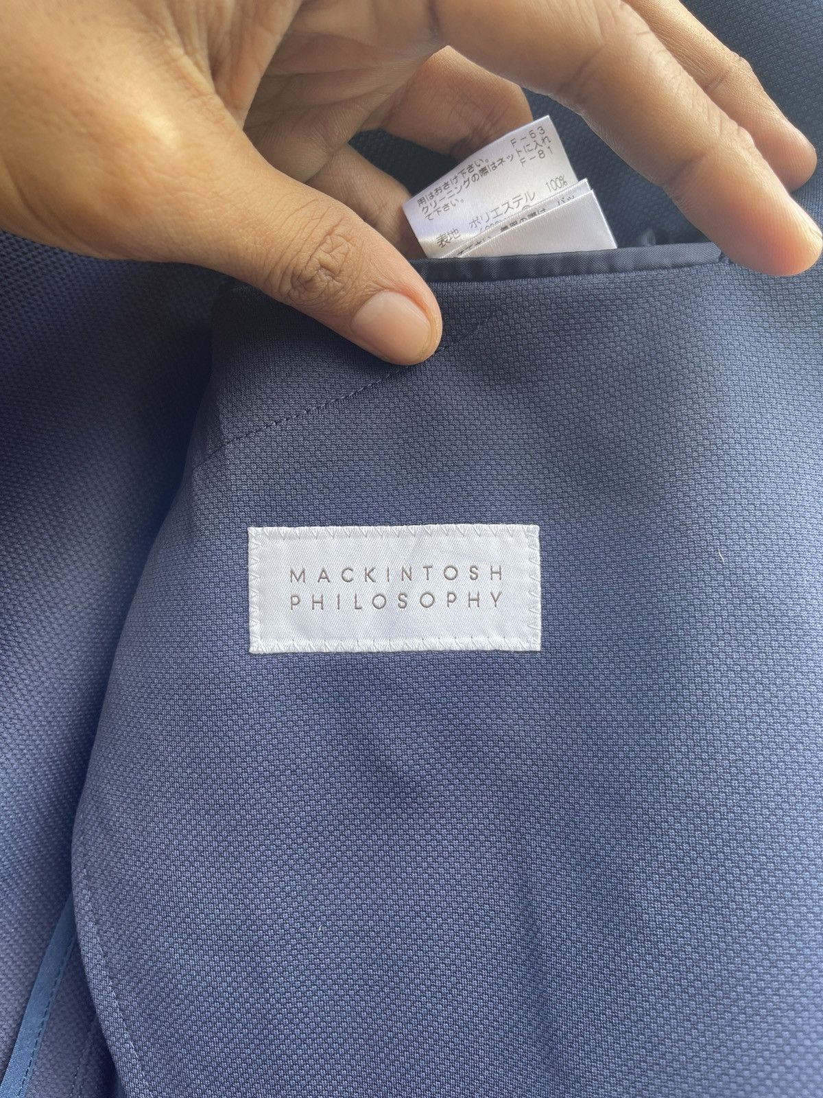 Mackintosh Mackintosh Philosophy Navy Trotter Jacket Size US M / EU 48-50 / 2 - 15 Thumbnail