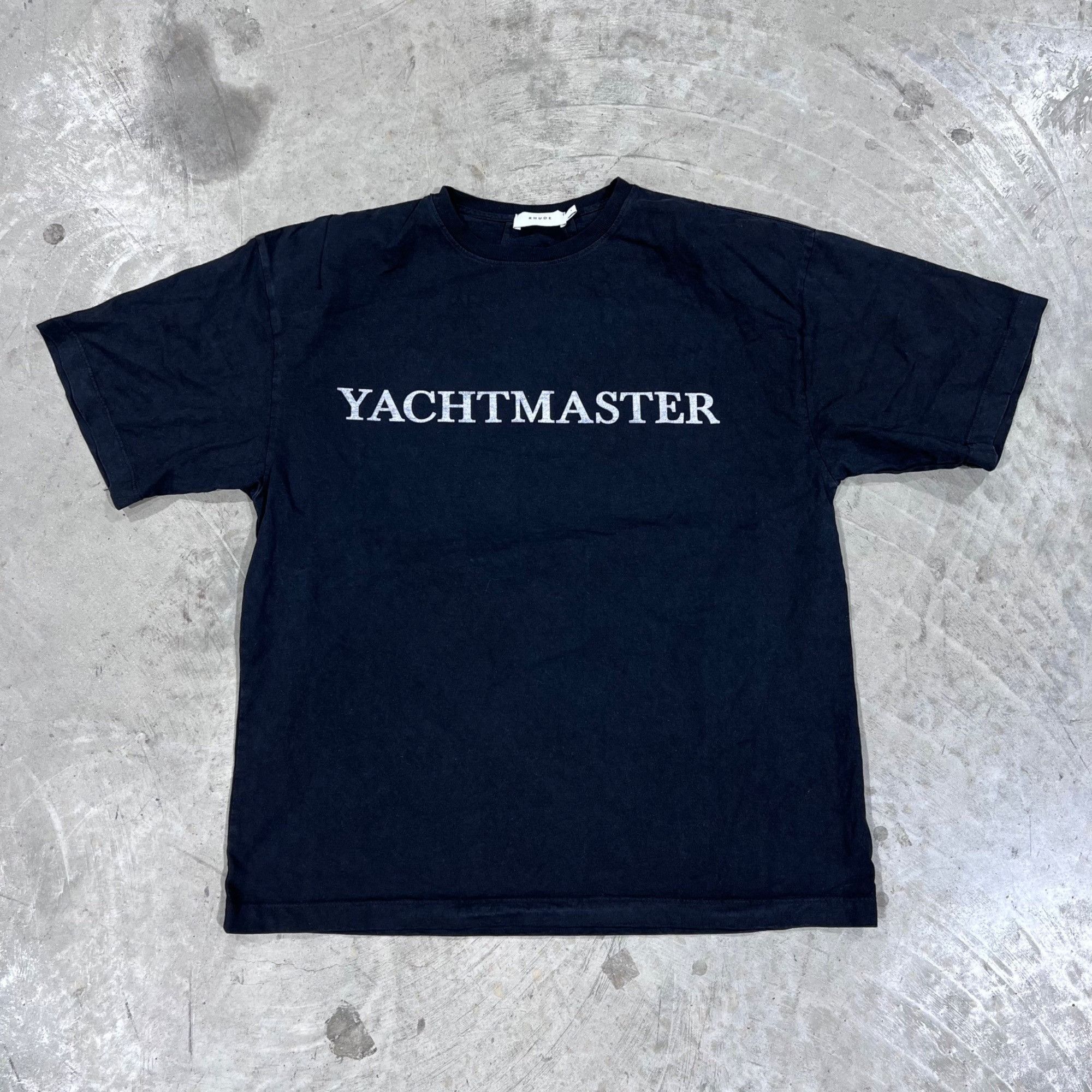 Rhude NEW RHUDE YATCHMASTER BLACK TEE SZ SMALL Size US S / EU 44-46 / 1 - 3 Thumbnail