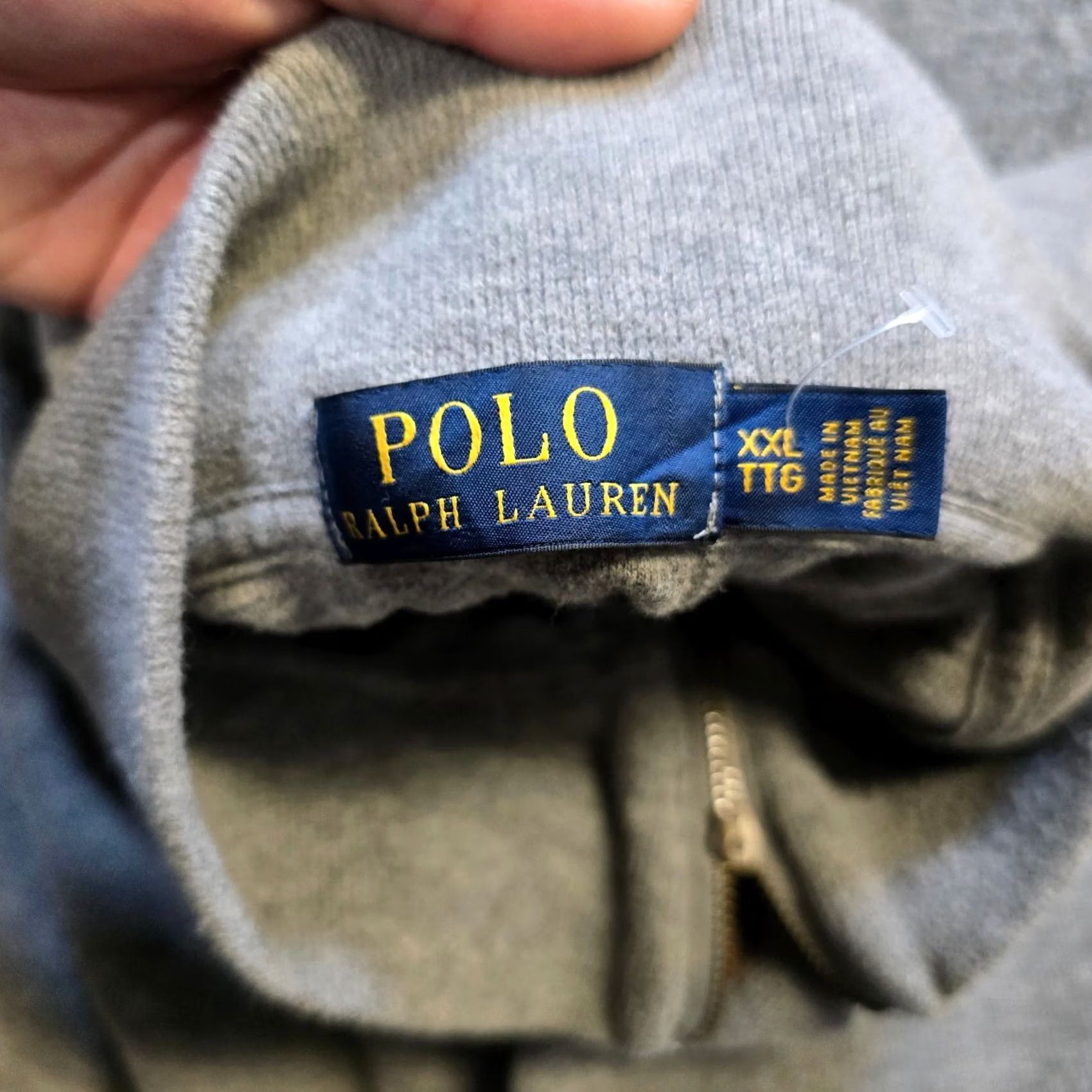 Polo Ralph Lauren Polo Ralph Lauren Sweater Size XXL Gray Knit 1/4 Zip Long Sleeve Casual Mens Pullover 2XL Size US XXL / EU 58 / 5 - 3 Thumbnail