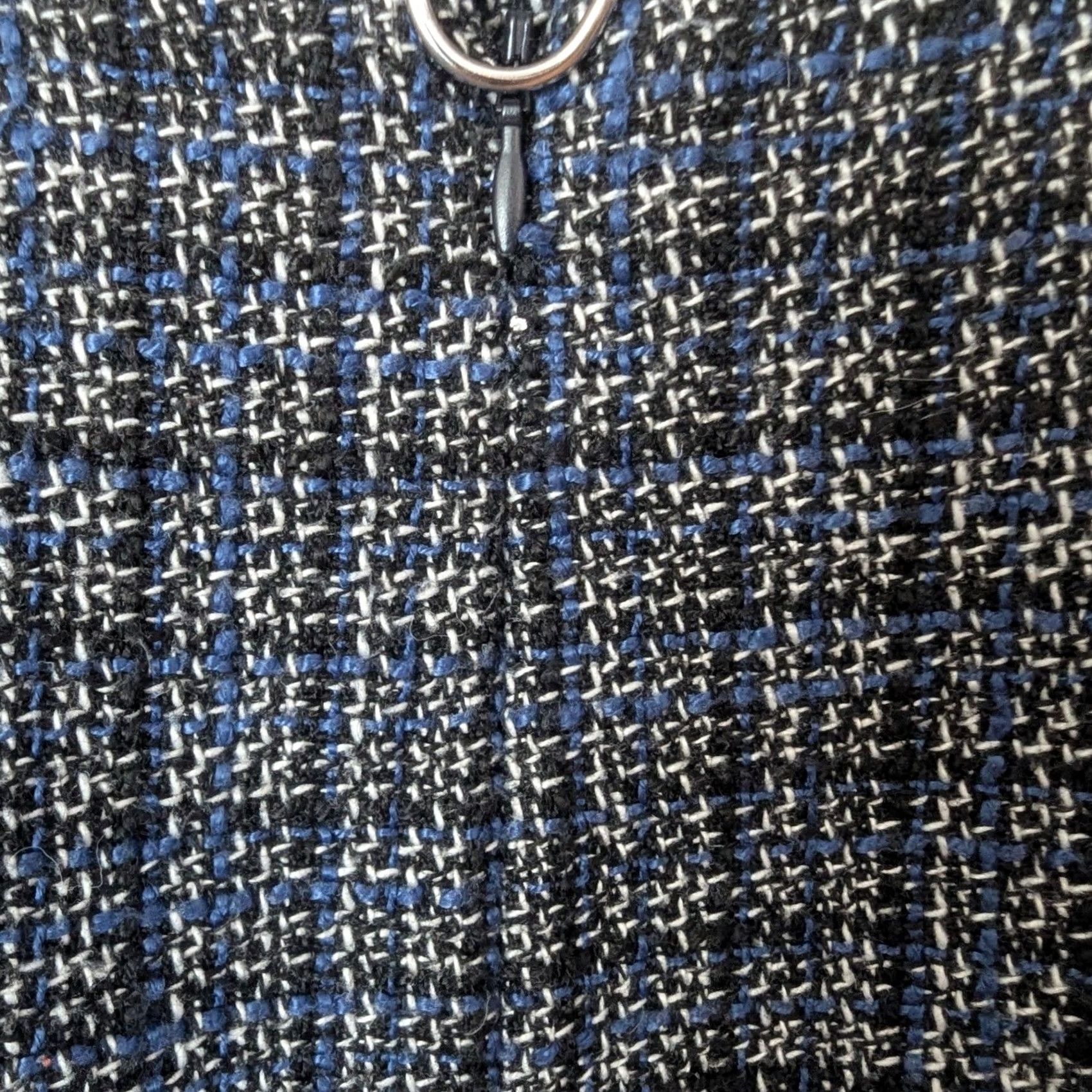 Banana Republic Banana Republic Skirt Pencil Black Blue Tweed Size 8 Office Workwear Women Slit Zipper Back Vintage No Size 30" / US 8 / IT 44 - 3 Thumbnail