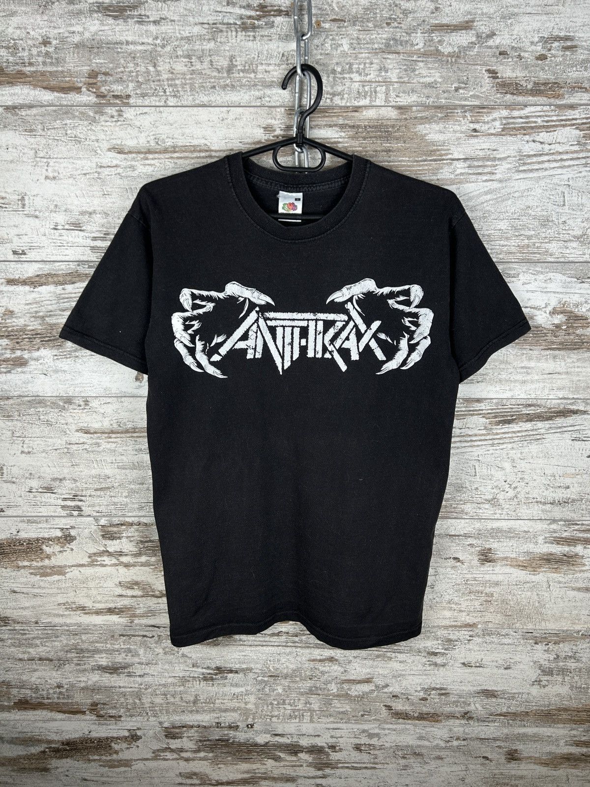 Band Tees × Vintage Mens Vintage Anthrax T Shirt rock band tee streetwear rare Size US S / EU 44-46 / 1 - 1 Thumbnail