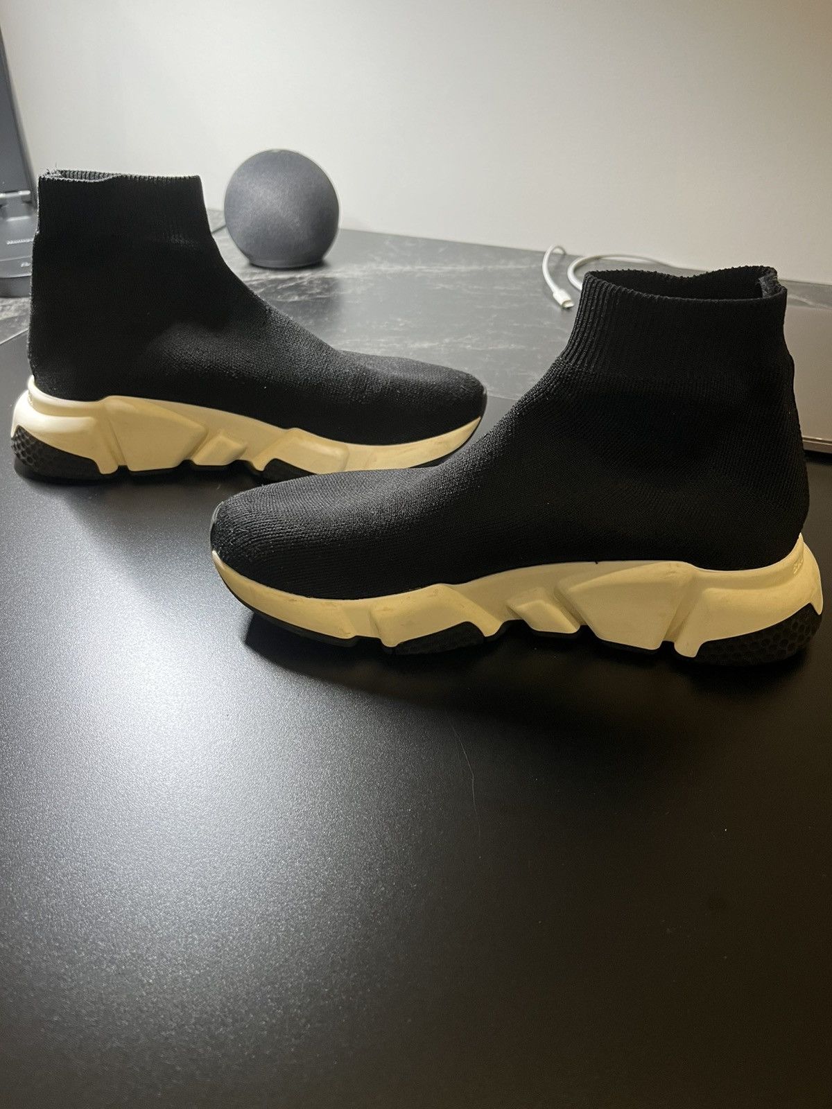 Balenciaga Balenciaga Speed 2.0 Sneakers White/Black Size US 6 / IT 36 - 3 Thumbnail
