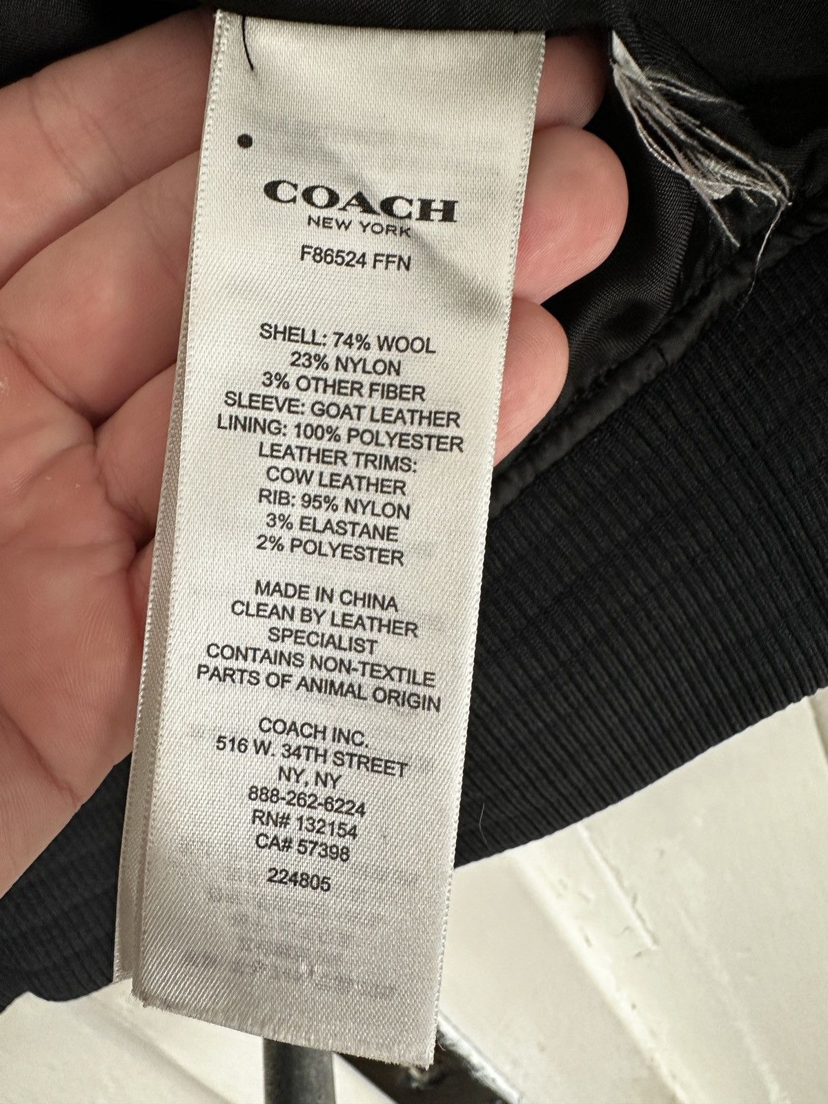 Coach Coach x New York x jacket x luxury x leather x wool Size US M / EU 48-50 / 2 - 10 Thumbnail