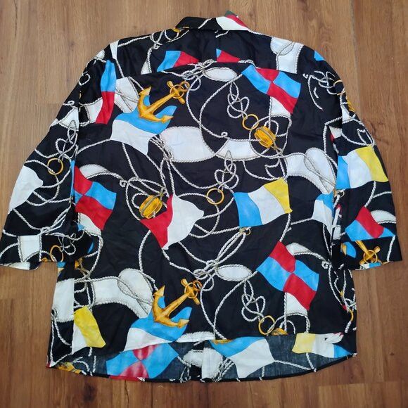 Ralph Lauren NWT Ralph Lauren Green Label Nautical Flags Button Shirt Size 3XL / US 20-22 - 5 Thumbnail