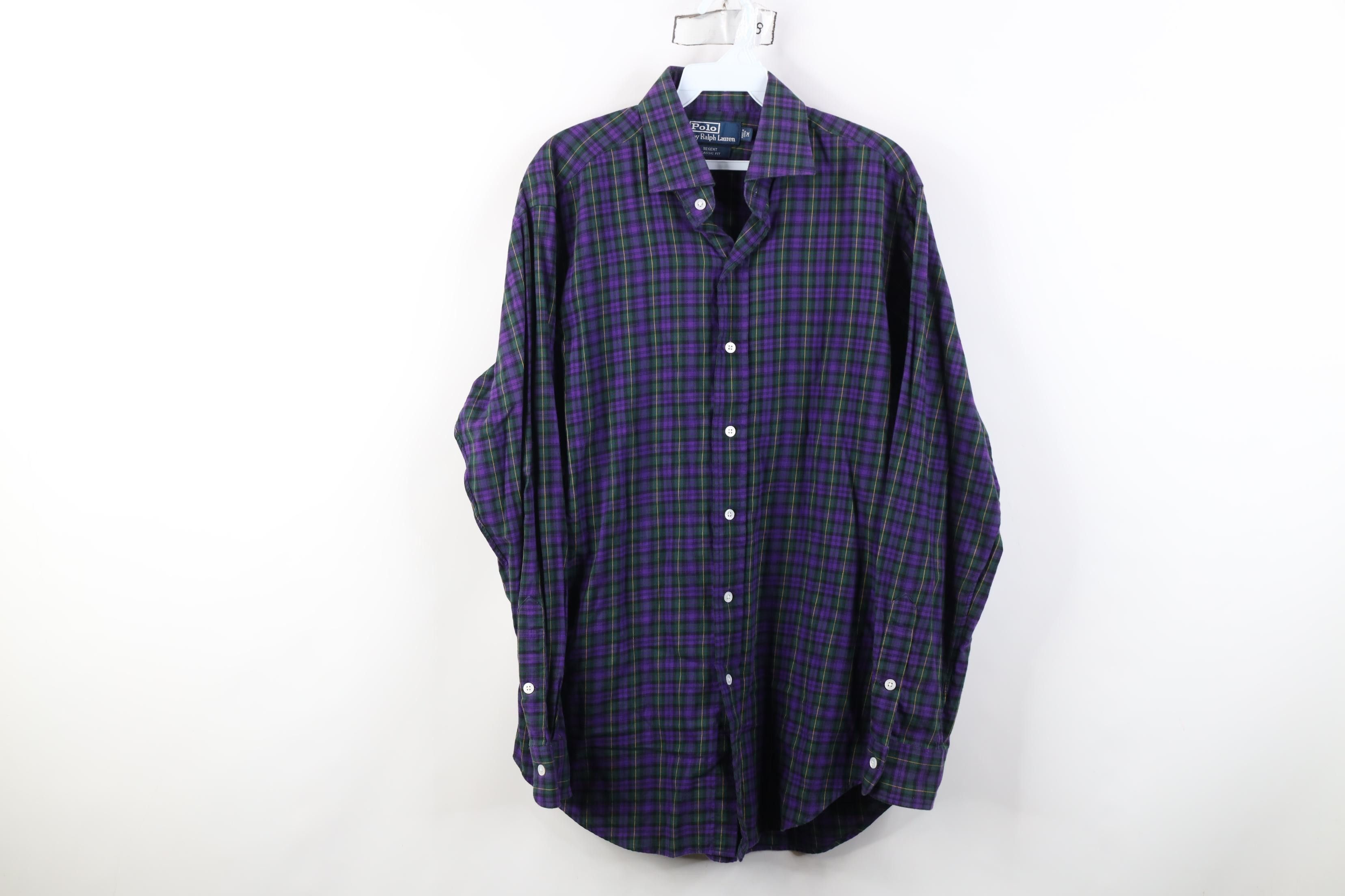 Polo Ralph Lauren Vintage 90s Ralph Lauren Fit Flannel Button Shirt Plaid Size US M / EU 48-50 / 2 - 1 Thumbnail