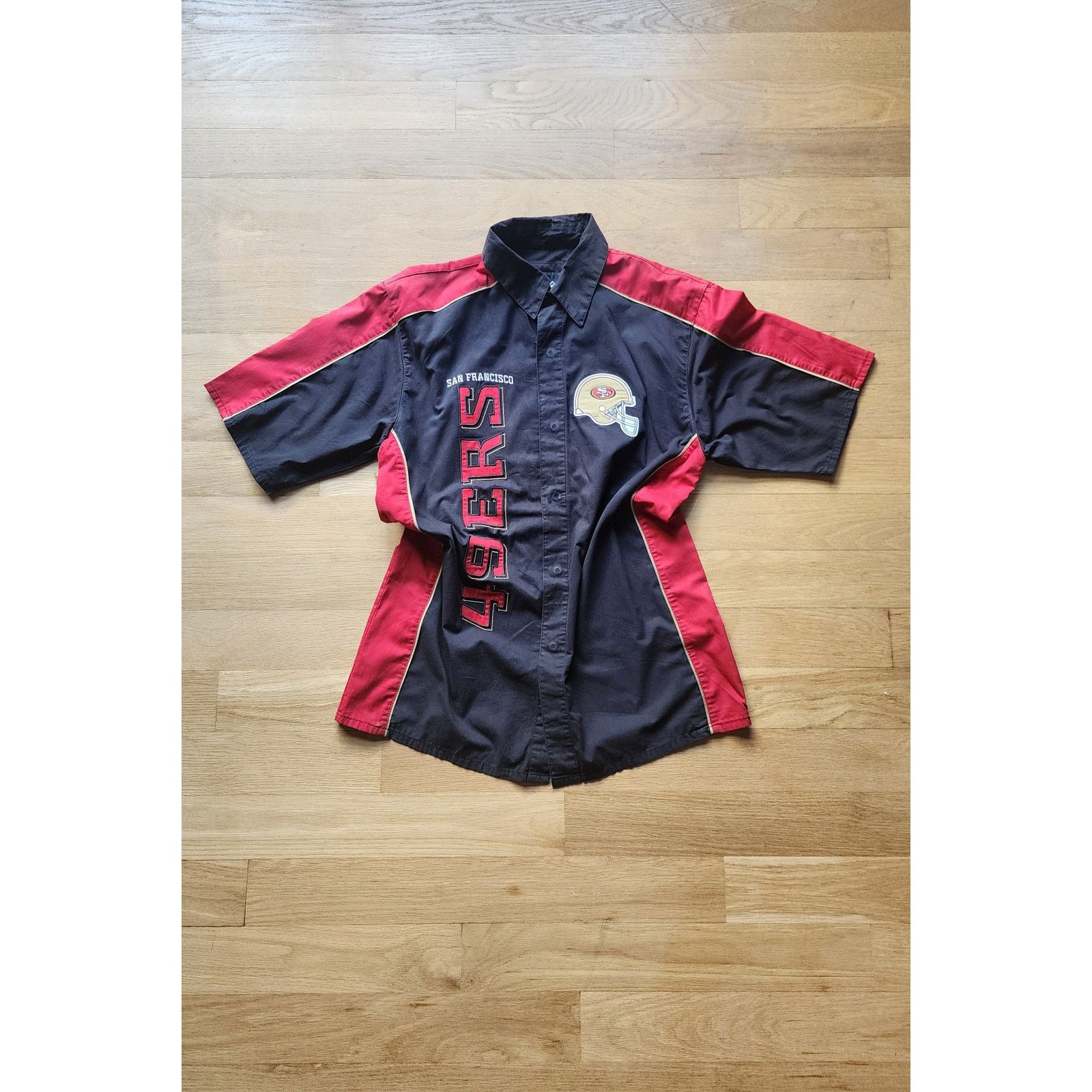 NFL Vintage 49ers Button Down Shirt Size US M / EU 48-50 / 2 - 1 Thumbnail