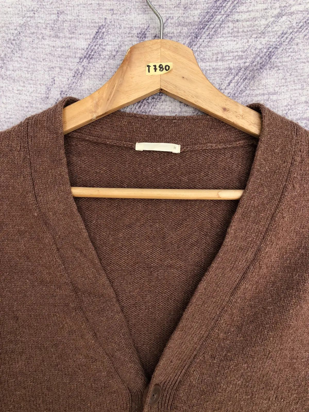 20471120 × Japanese Brand Japanese Pattern Cardigan Pureknit Jumper With Pocket Size US M / EU 48-50 / 2 - 7 Thumbnail