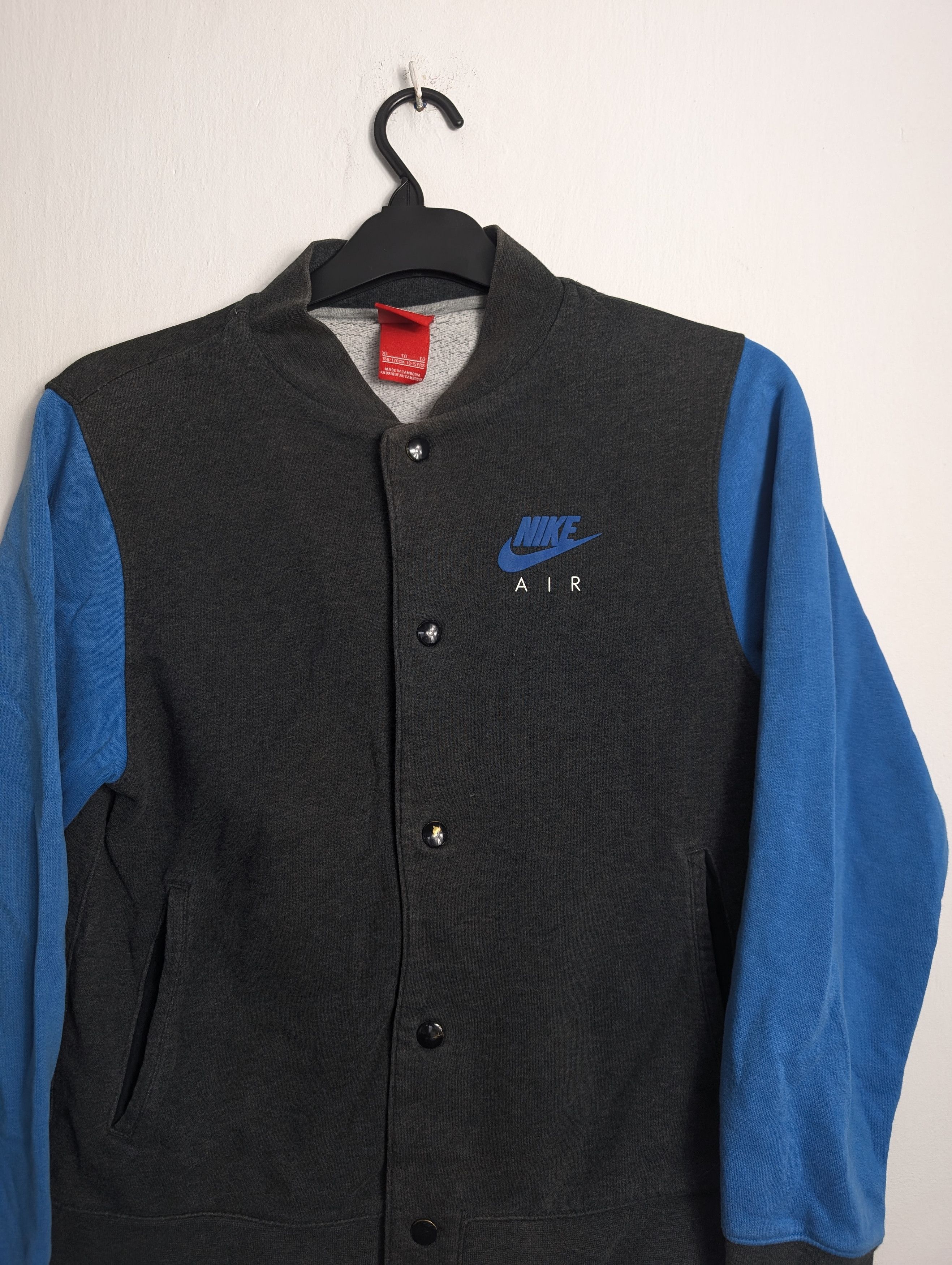 Nike Nike Varsity Jacket Cotton Sweatshirt College Stretwear Size US S / EU 44-46 / 1 - 2 Thumbnail