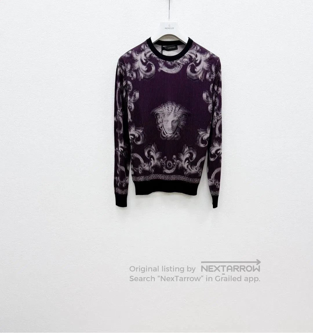 Versace versace wool blend crewneck sweater. Size US M / EU 48-50 / 2 - 1 Thumbnail