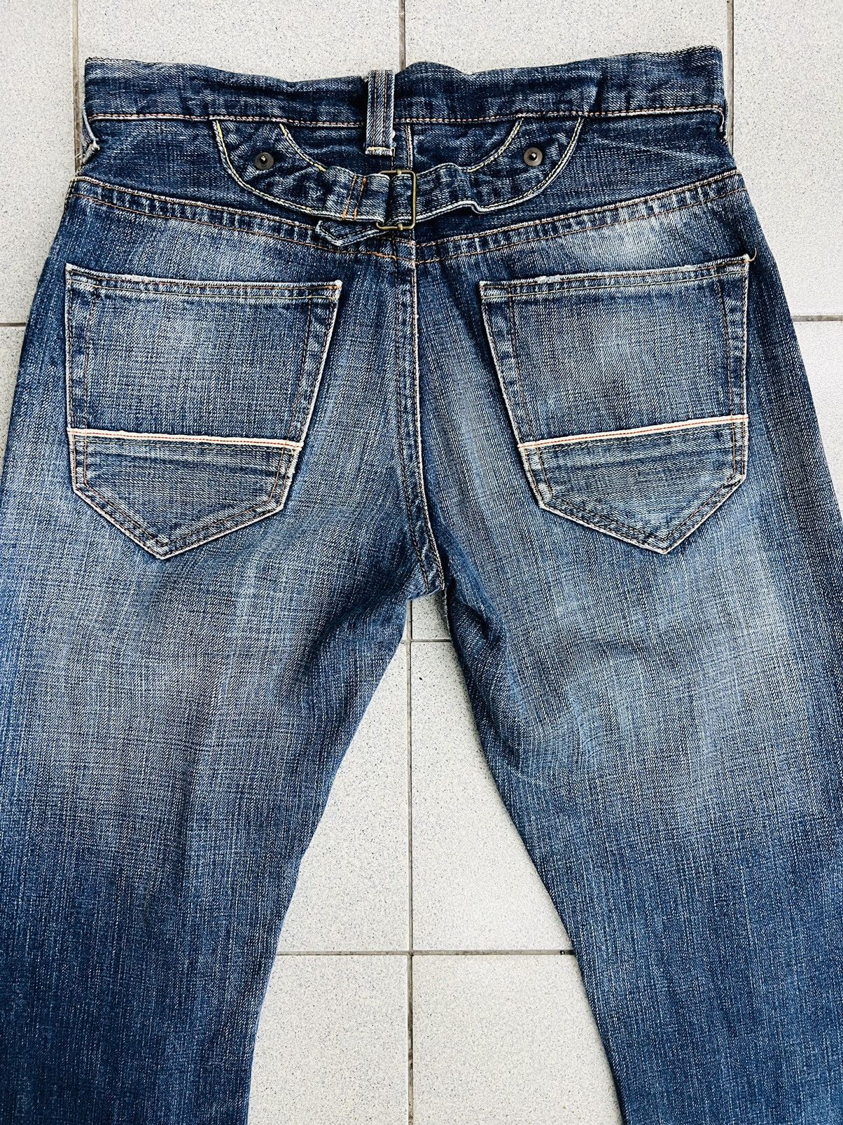 Japanese Brand × Uniqlo RARE Uniqlo UJ Distressed Selvedge Jeans Size US 30 / EU 46 - 10 Thumbnail