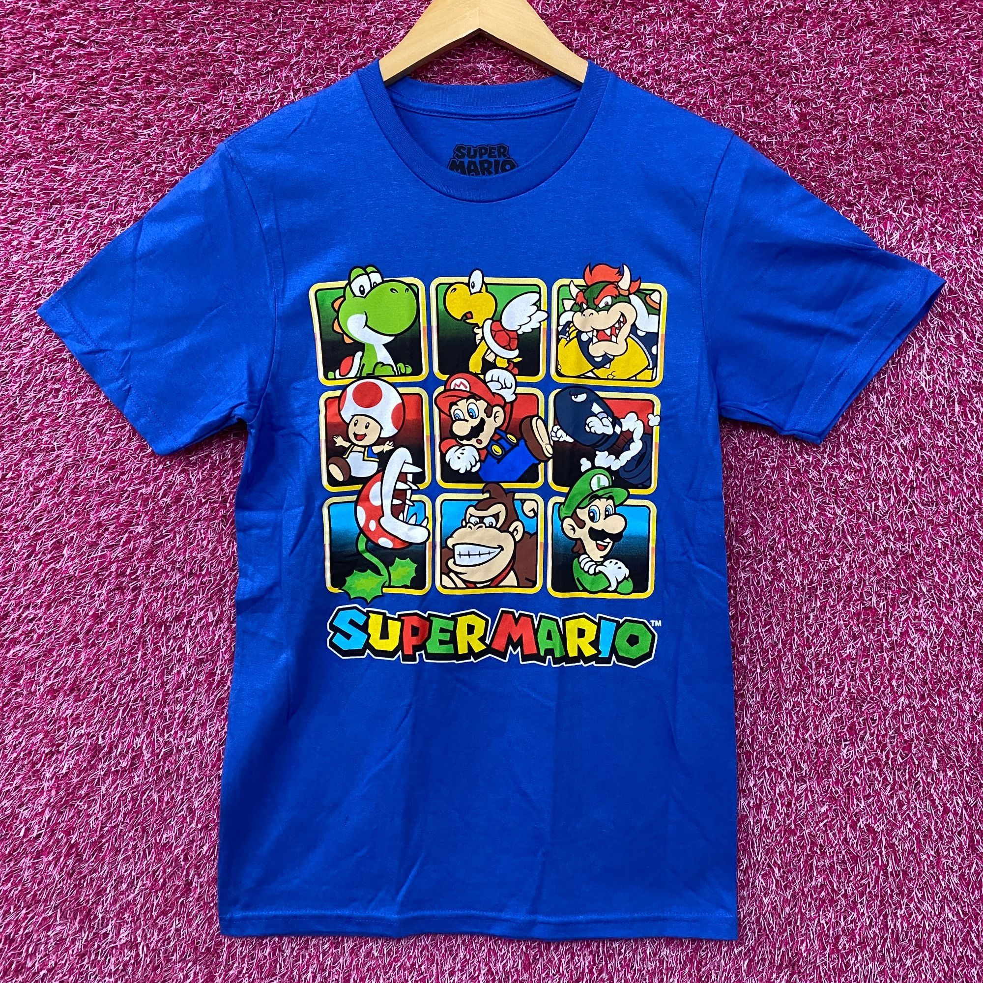 Nintendo Super Mario Characters Golden Box Graphic T-Shirt Small Size US S / EU 44-46 / 1 - 1 Thumbnail