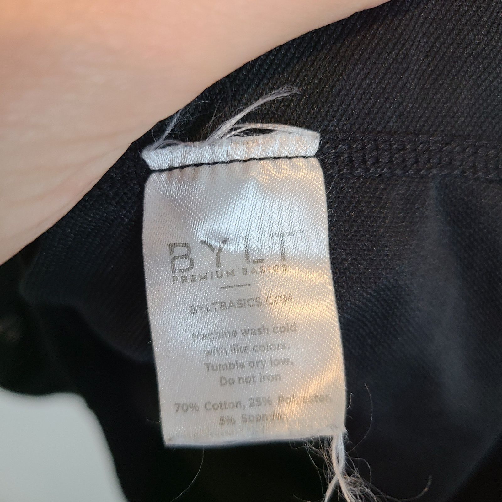 BILLY LA BYLT Shirt Drop Cut Lux T-Shirt Men M Black Athletic Stretch Size M / US 6-8 / IT 42-44 - 7 Thumbnail