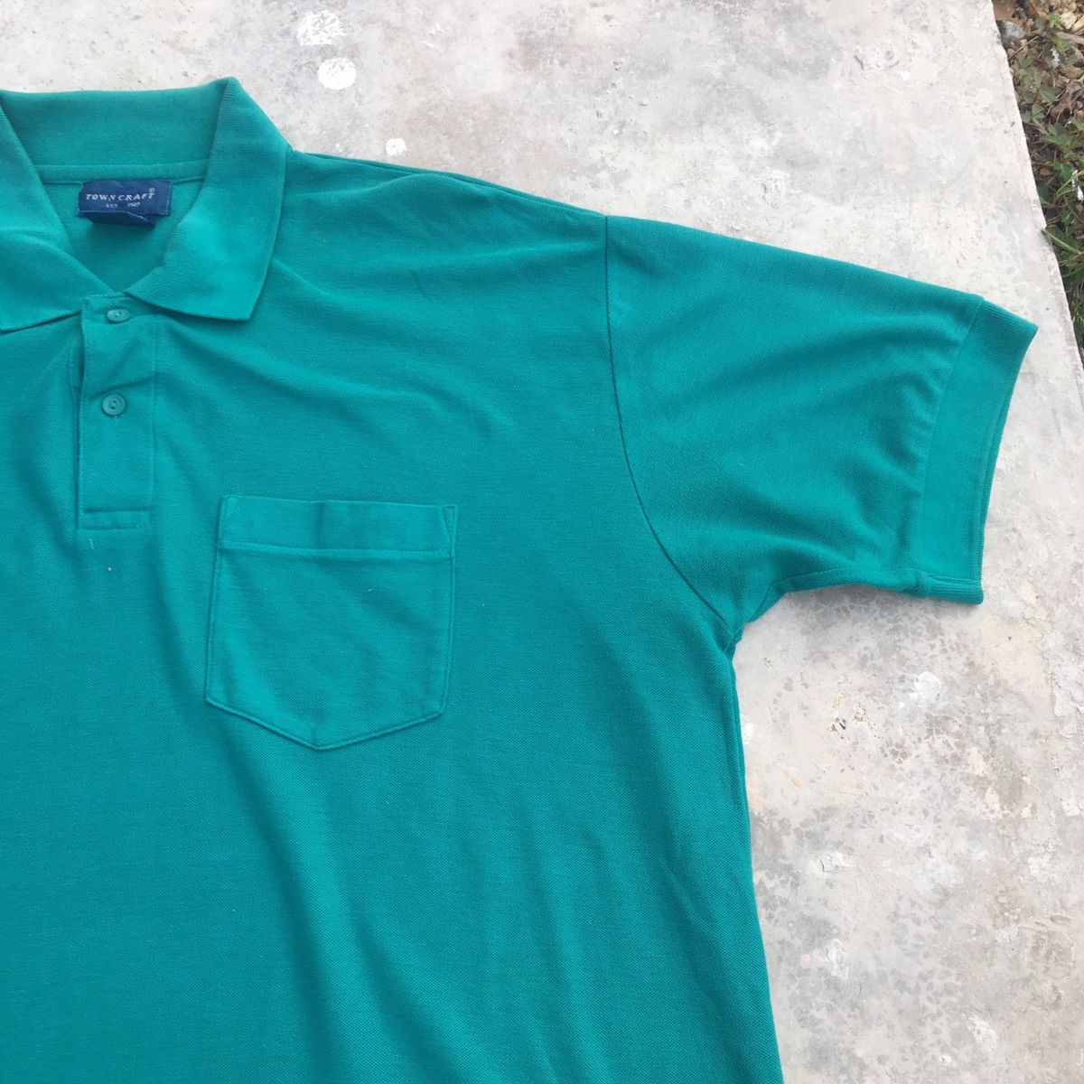 Towncraft × Vintage Vintage Towncraft Green Polo Tee Size US XL / EU 56 / 4 - 5 Thumbnail